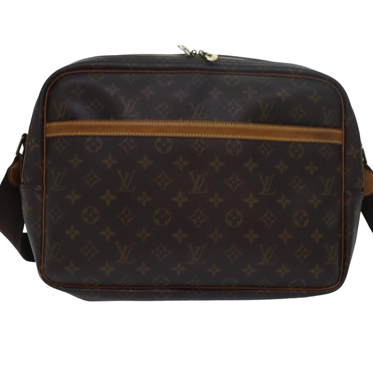 Louis Vuitton Reporter Brown Canvas Shoulder Bag (Pre-Owned) Size ONE SIZE - 1 Thumbnail