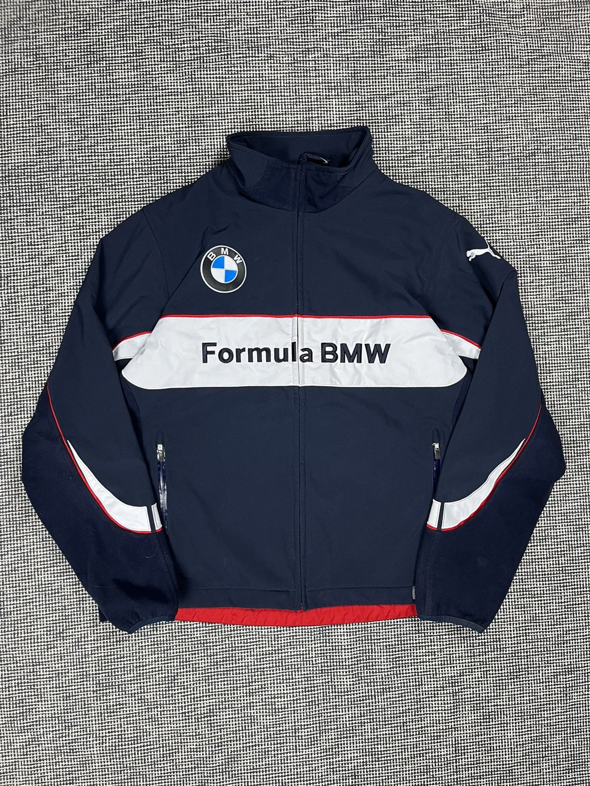 BMW Puma x BMW formula 1 vintage softshell jacket Size US XL / EU 56 / 4 - 1 Thumbnail
