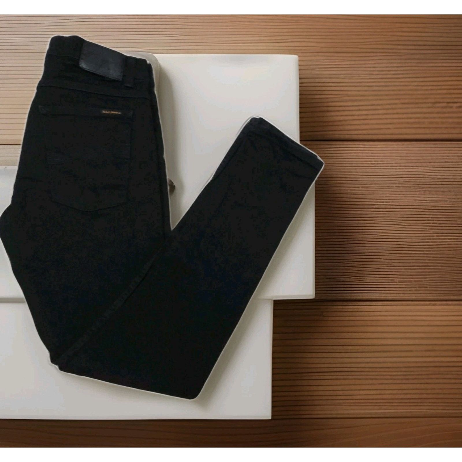 Nudie Jeans Nudie Tight Terry Jeans Skinny In Ever Black Very Nice 34×34 Size US 34 / EU 50 - 3 Thumbnail