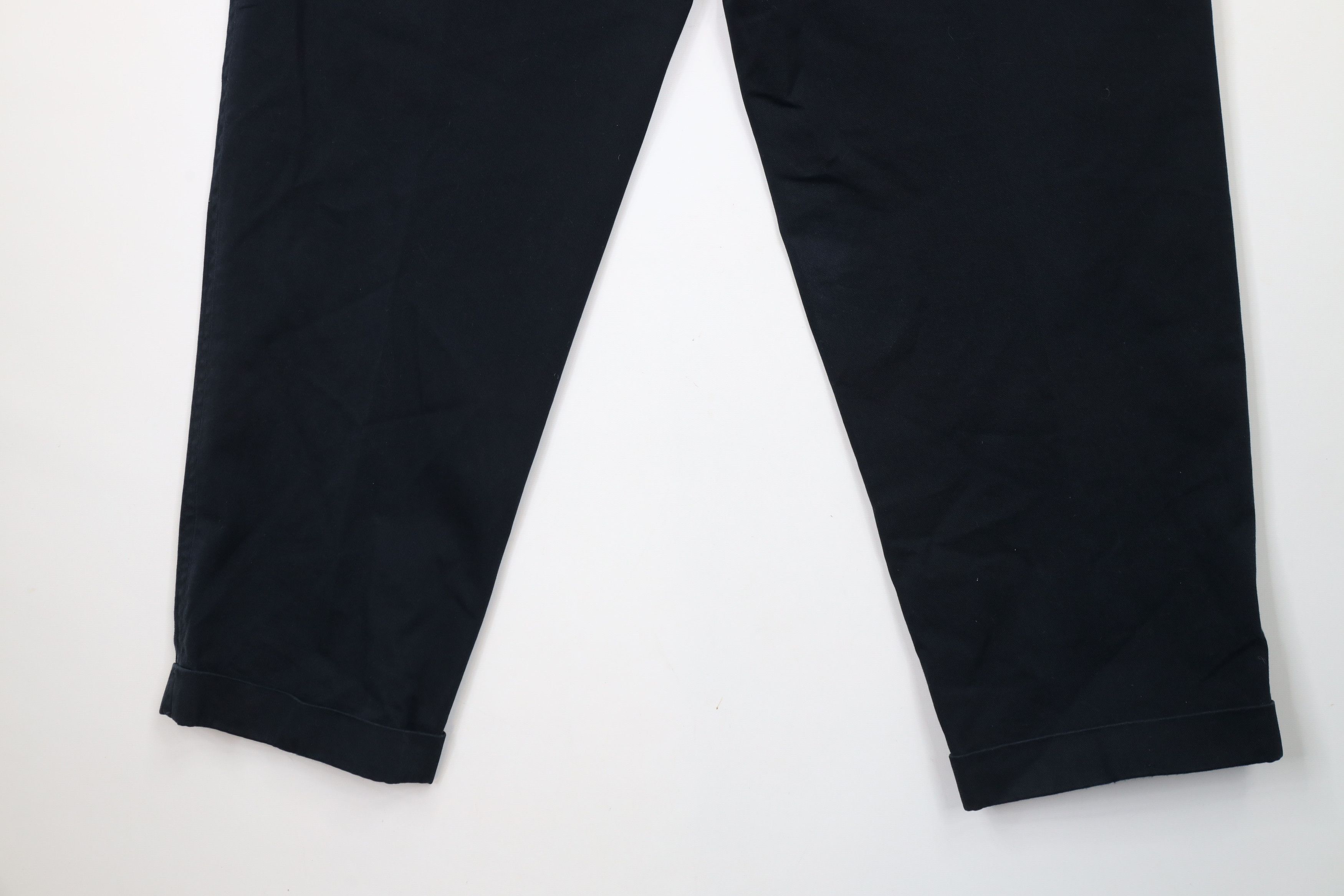 Nautica × Vintage Vintage 90s Nautica Spell Pleated Wide Leg Chino Pants Blue Size US 34 / EU 50 - 11 Thumbnail