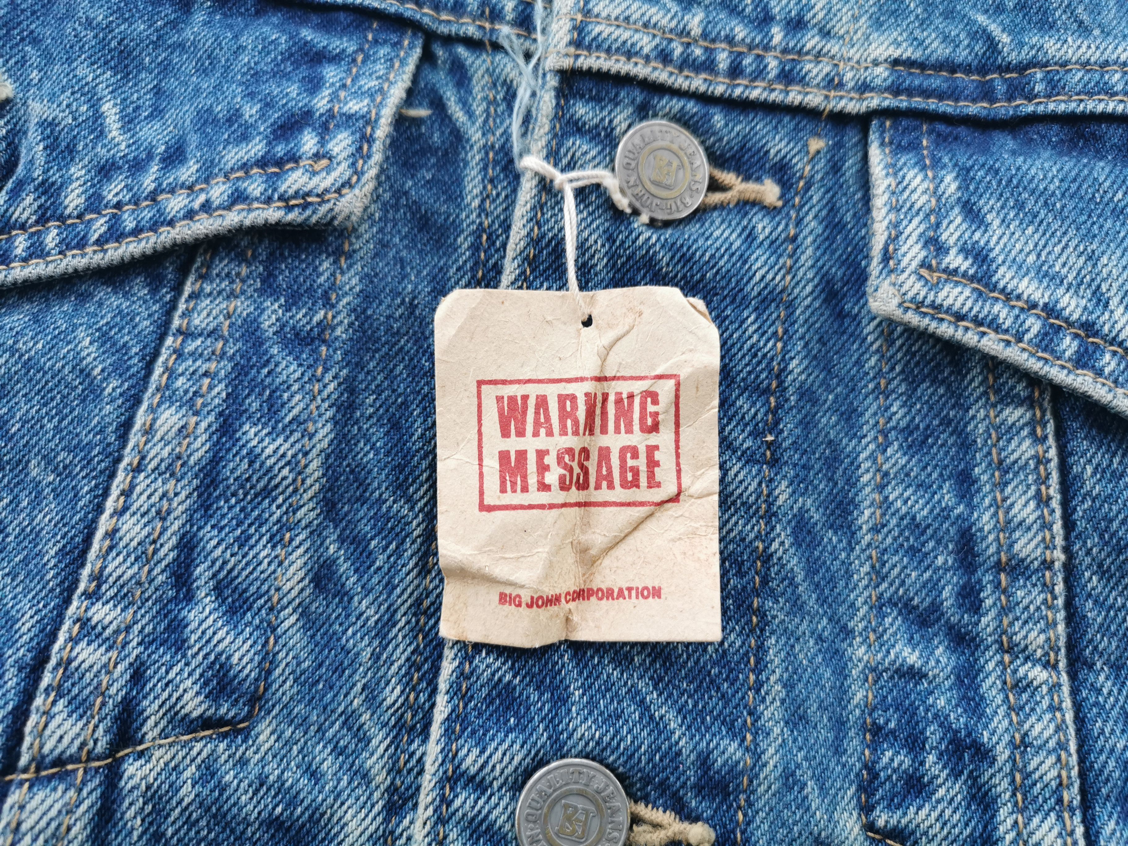 Other Vintage 90's Big John NOS Denim Vest Jacket Made In Japan Size US M / EU 48-50 / 2 - 4 Thumbnail
