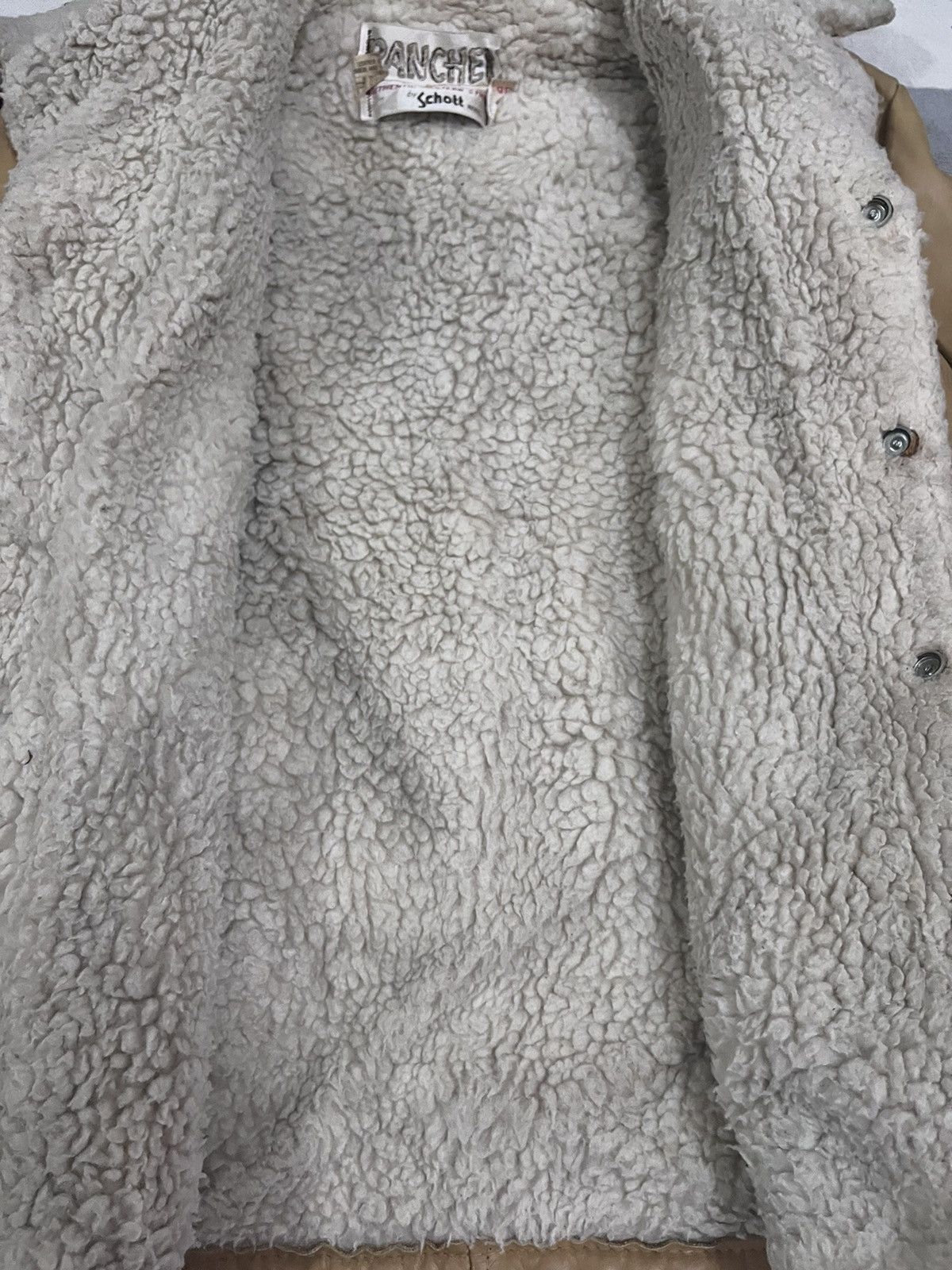Schott Vintage Rancher By Schott Fleece Leather Jacket Size US M / EU 48-50 / 2 - 10 Thumbnail