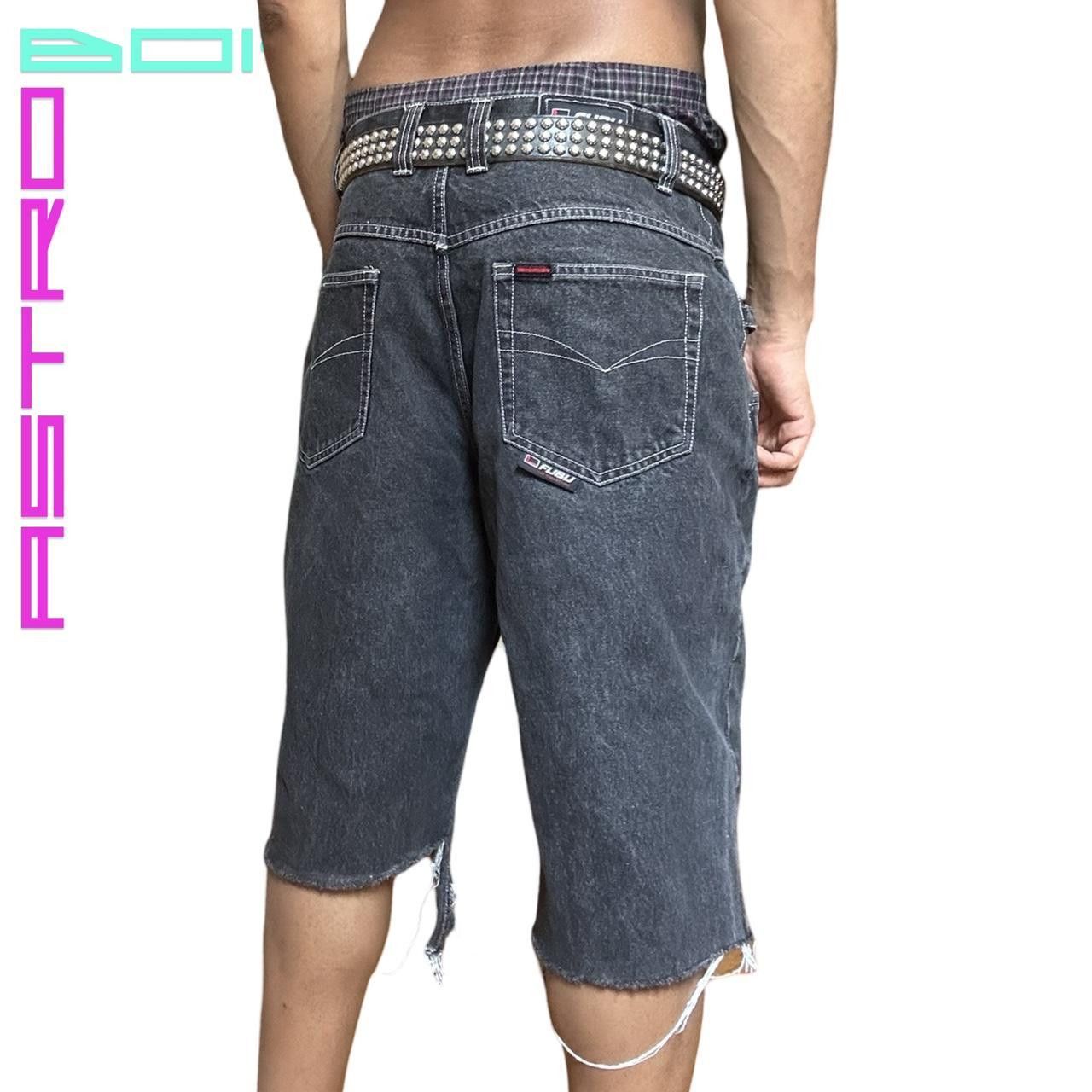Fubu VINTAGE FUBU GREY BAGGY Y2K SKATER SHORTS _ 36" Size US 36 / EU 52 - 4 Thumbnail