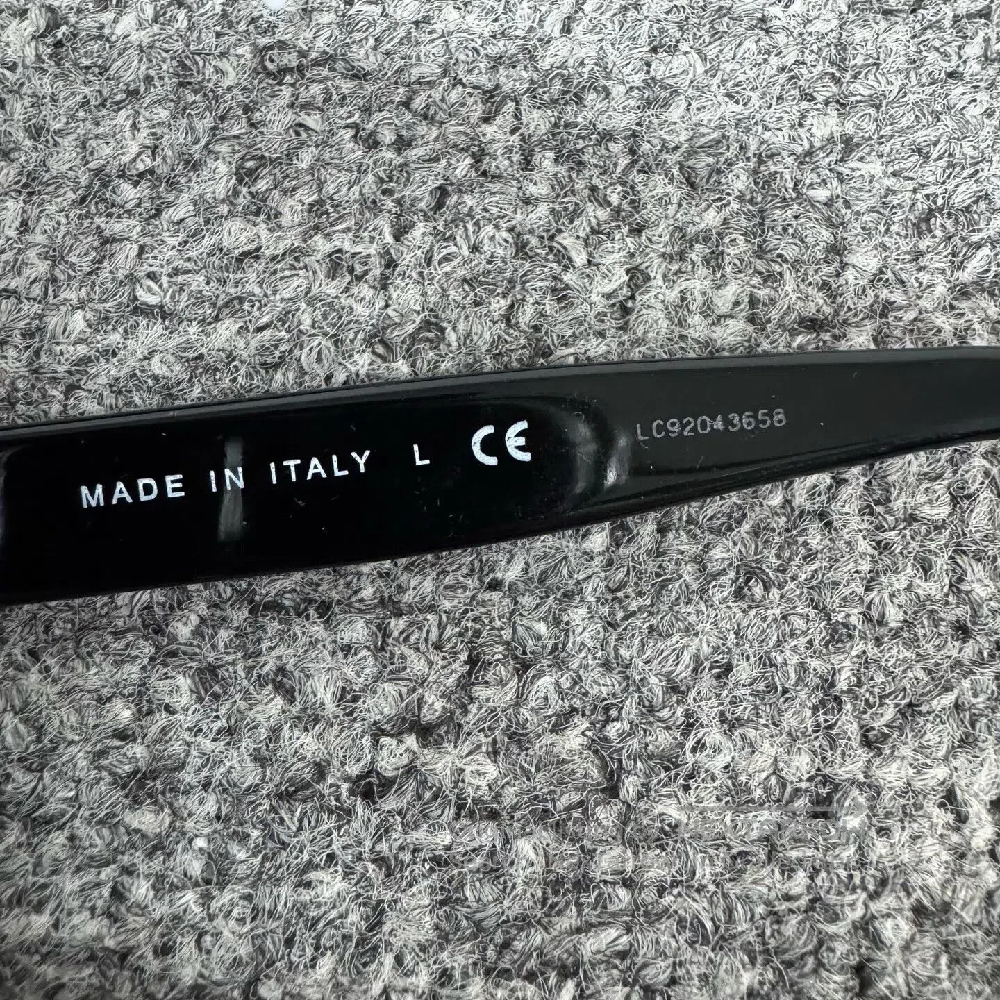 Chanel Chanel Gold letters with black frames on the glasses| Size ONE SIZE - 4 Thumbnail