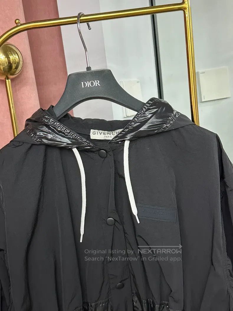 Other Givenchy Black Drawcord Glossy Nylon Patchwork Windbreaker Size US S / EU 44-46 / 1 - 2 Thumbnail