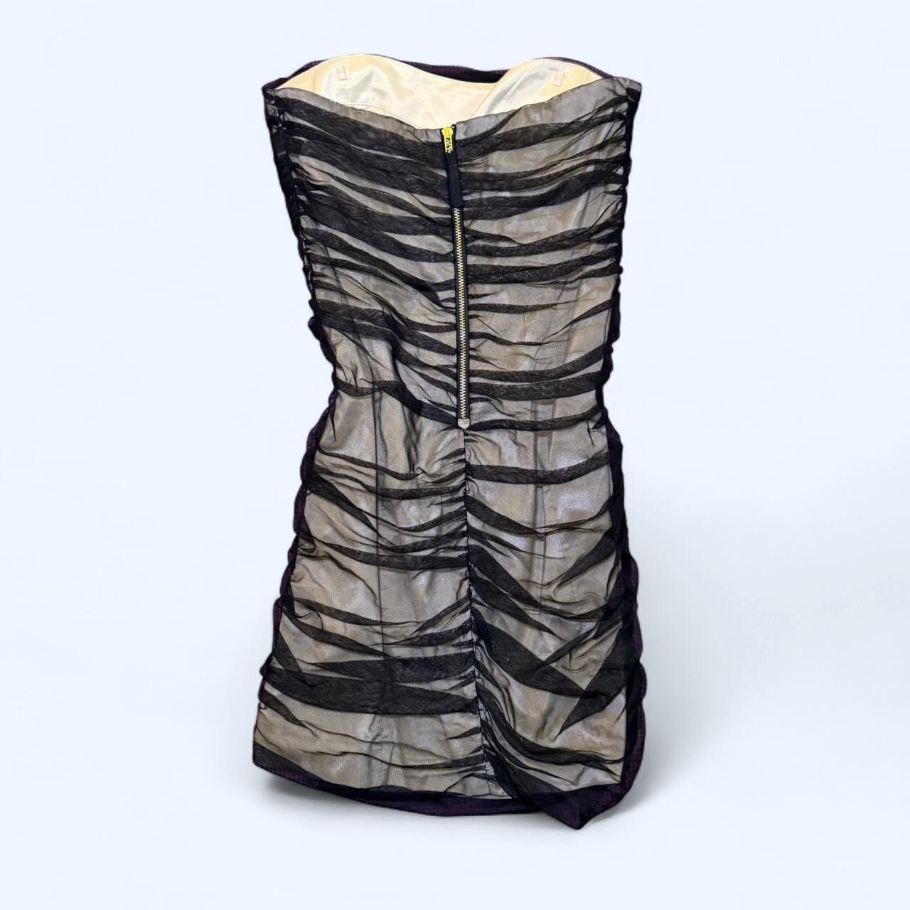 Armani Exchange Armani Exchange Mesh Mini Dress Size XS / US 0-2 / IT 36-38 - 2 Thumbnail