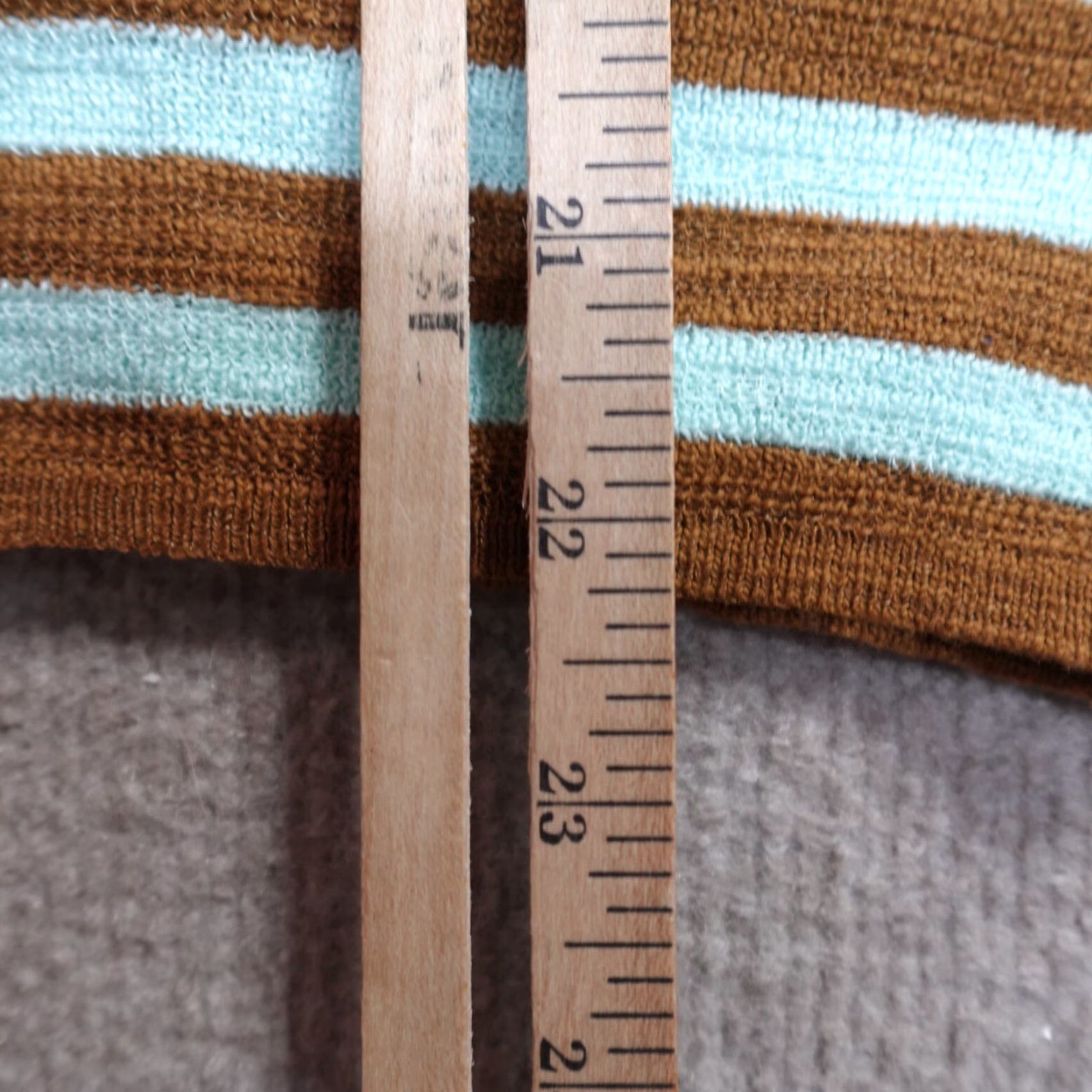 J.Crew J.Crew Cardigan Sweater Womens Small Brown Blue Lightweight Button Front Striped Viscose Long Sleeve Regular Size Women Size S / US 4 / IT 40 - 5 Thumbnail
