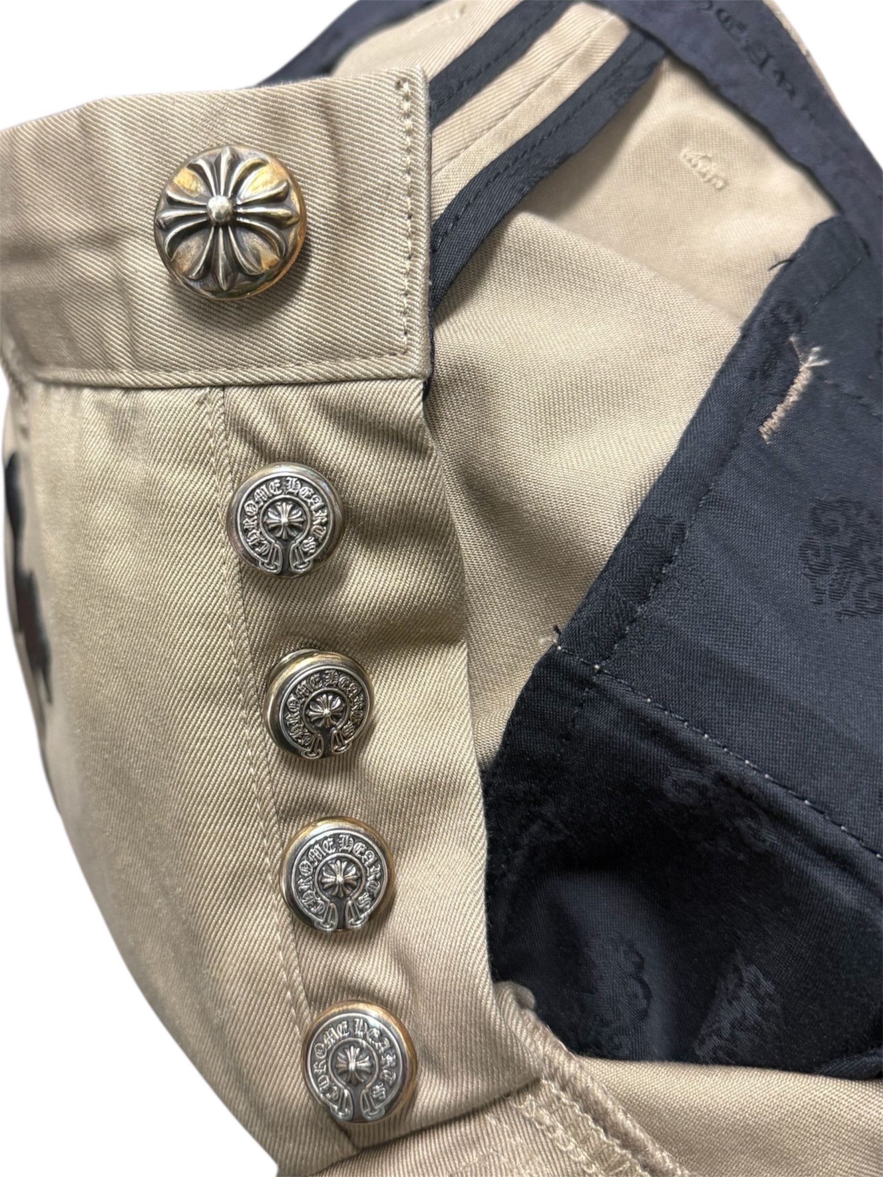 Chrome Hearts Tan Cross Patch Chinos Size US 34 / EU 50 - 7 Thumbnail