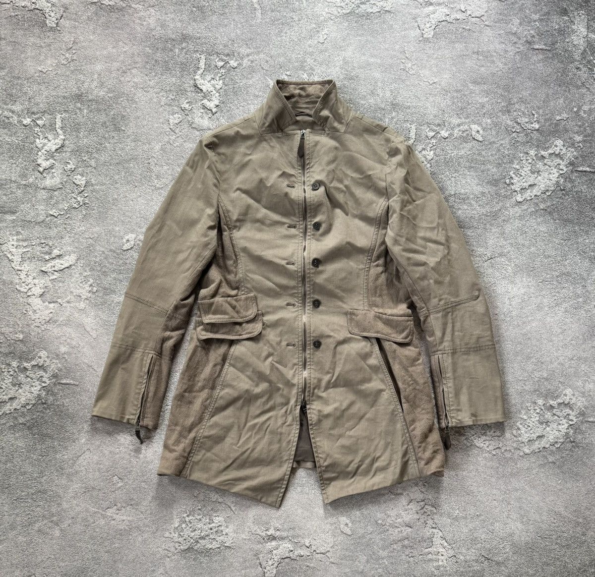 Annette Gortz × Designer Annette Gortz 38 jacket zip coat blazer Avantgarde Germany Size M / US 6-8 / IT 42-44 - 4 Thumbnail