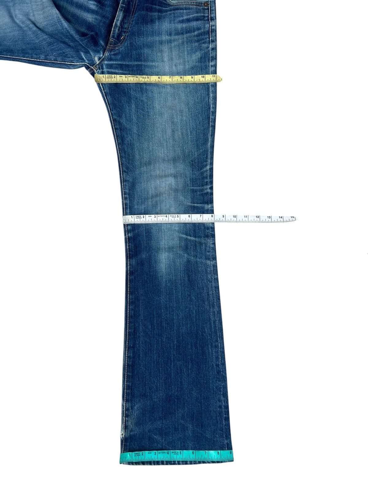 Burgus Plus Dirty Mud Denim Distress Burgus Plus Japan Bootcut Jeans Size US 32 / EU 48 - 5 Thumbnail