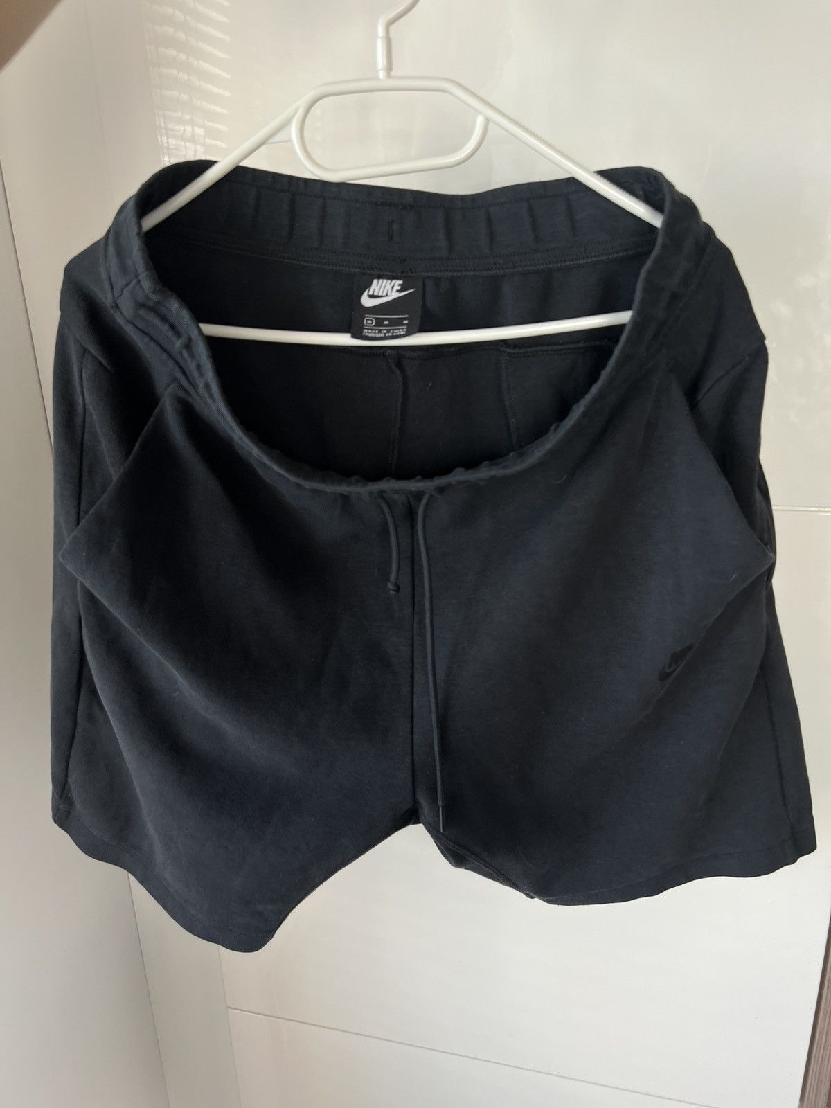 Nike Nike Tech Fleece Hype Drill Y2k Triple Black Swoosh Shorts Size US 32 / EU 48 - 6 Thumbnail