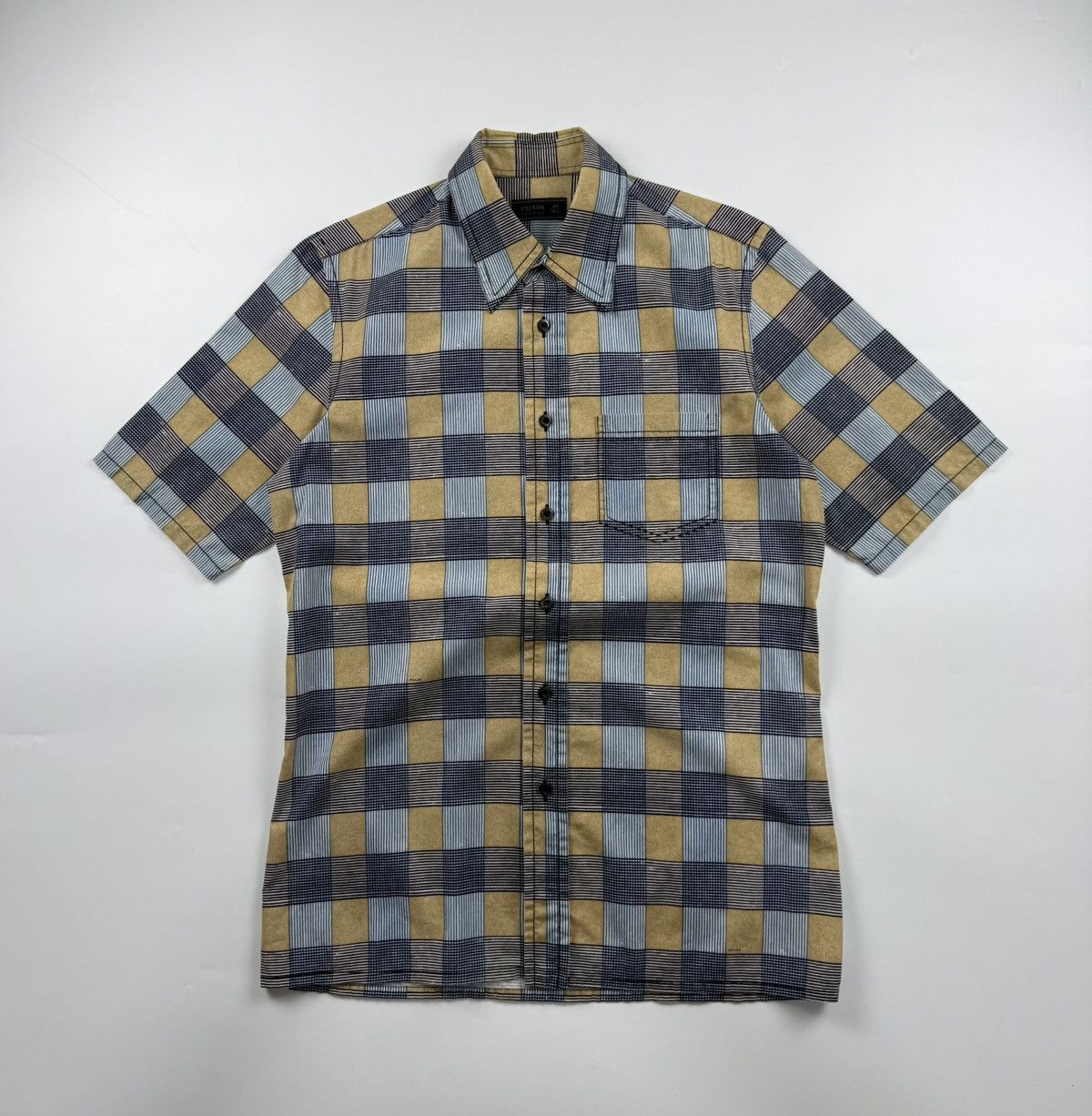 Prada Prada S/S’08 Madras Check Pattern Shirt Size US M / EU 48-50 / 2 - 2 Thumbnail
