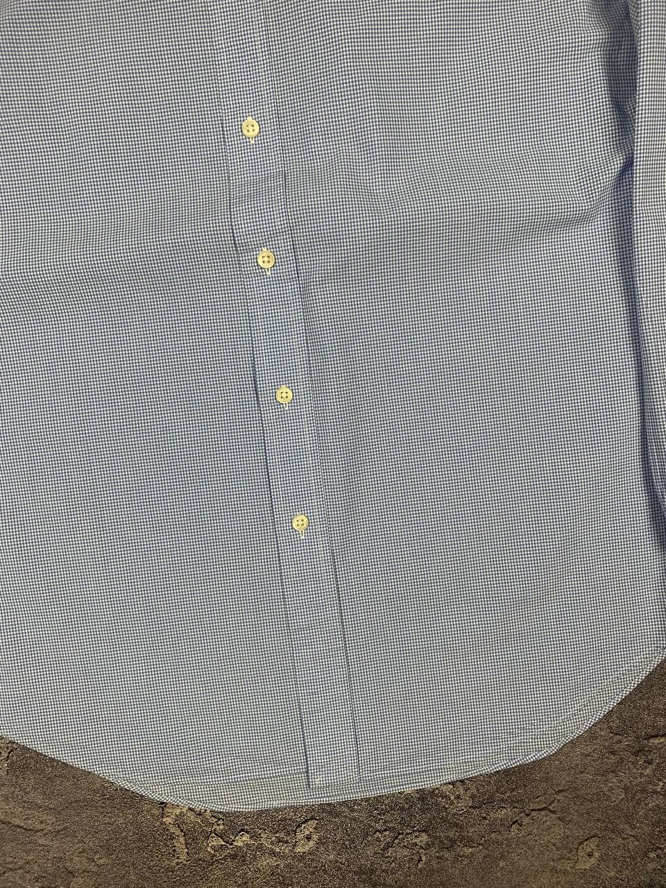 Polo Ralph Lauren Polo Ralph Lauren Men's Shirt Light Blue Gingham Size US L / EU 52-54 / 3 - 7 Thumbnail