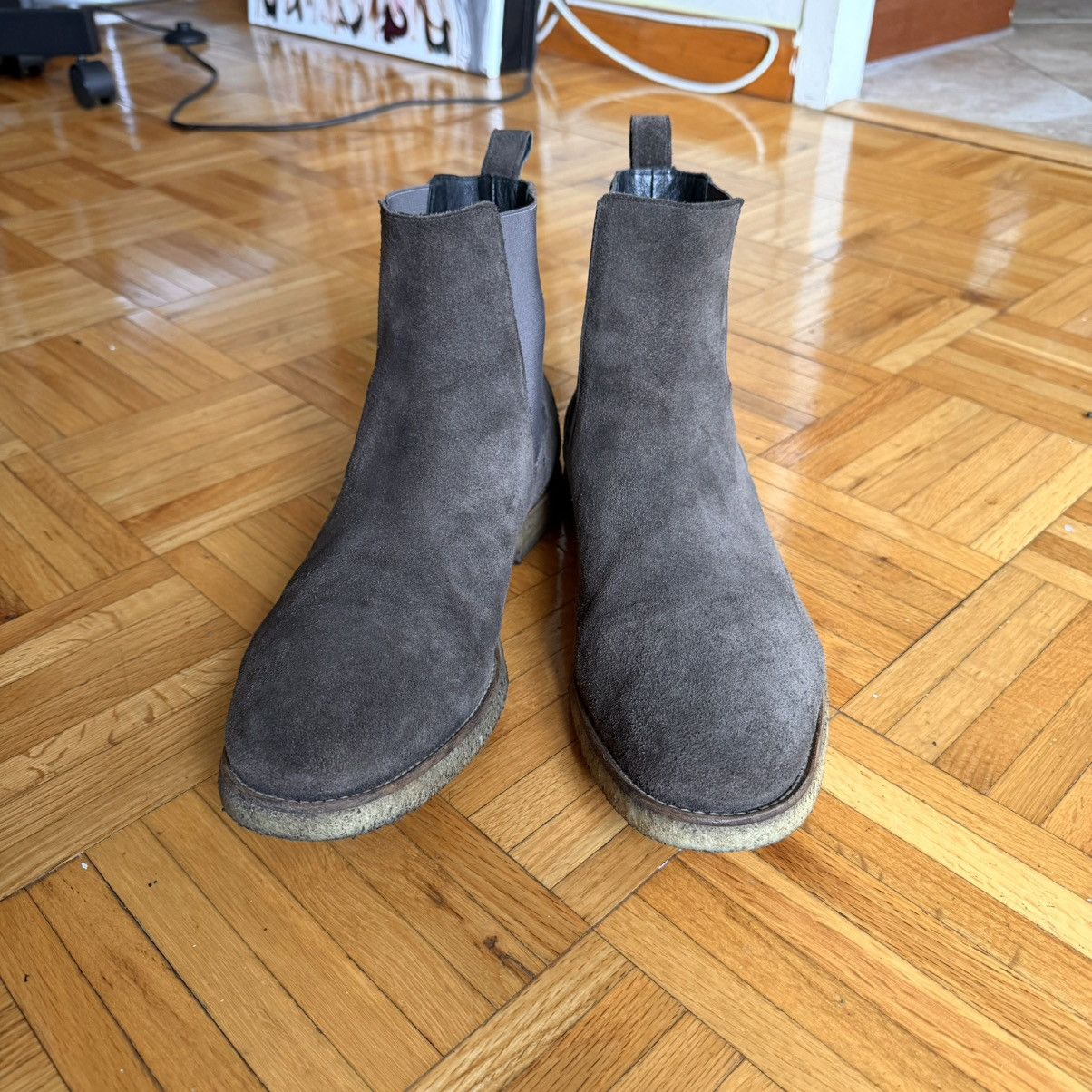 Allsaints ALL SAINTS Mens Chelsea Suede Boots size 43 ~ US 10 Size US 10 / EU 43 - 3 Thumbnail