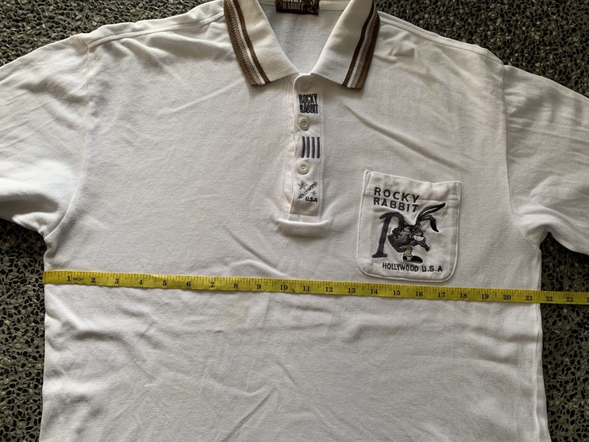 Vintage Vintage 90s Rocky Rabbit Hollywood USA Polo Shirt Size US L / EU 52-54 / 3 - 8 Thumbnail