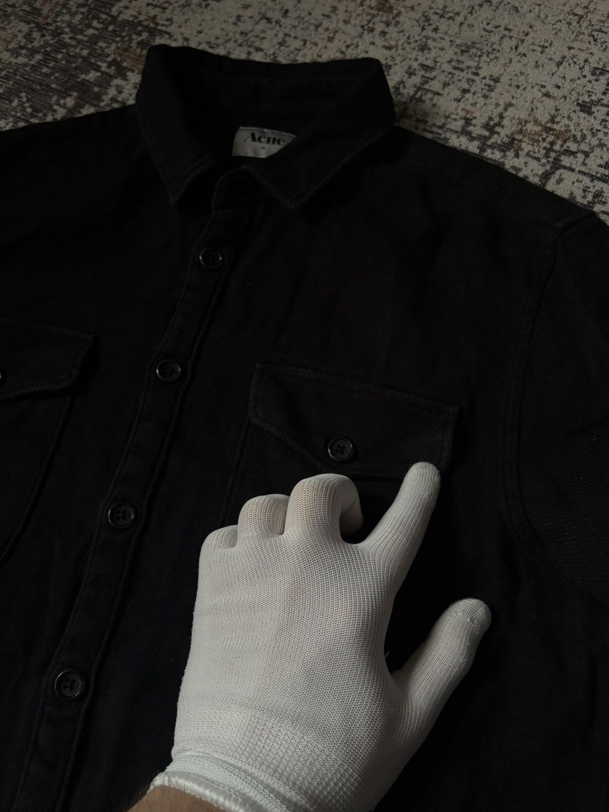 Acne Studios Acne Studios plain shirt black Size US M / EU 48-50 / 2 - 3 Thumbnail