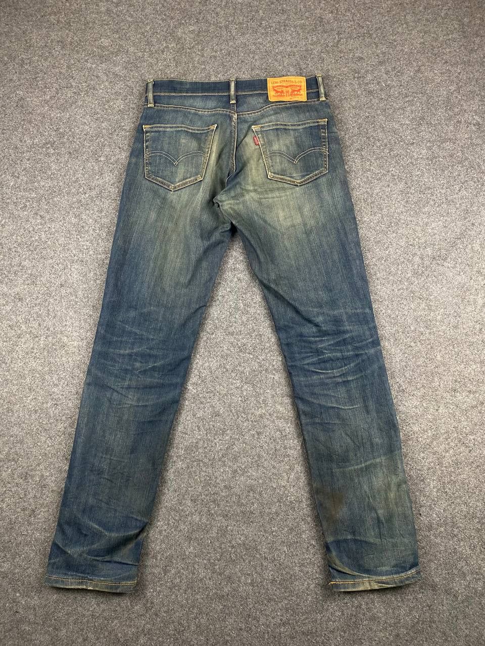levis 511 slim denim slightly distressed
