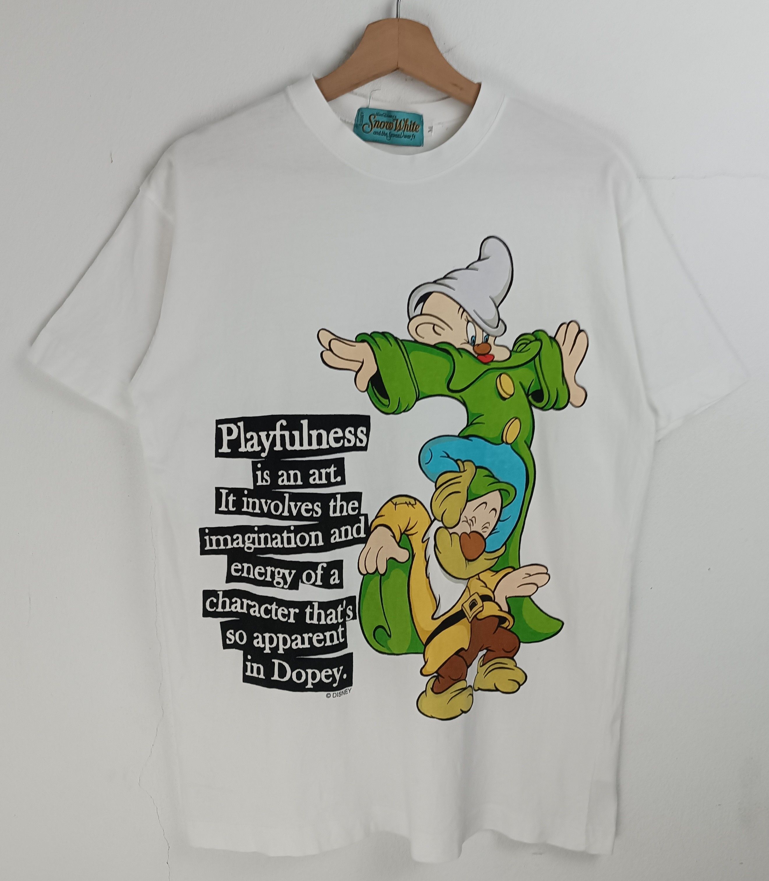 Disney VINTAGE 90'S SNOW WHITE & THE 7 DWARFS RARE SEX PISTOLS PUNK Size US M / EU 48-50 / 2 - 3 Thumbnail