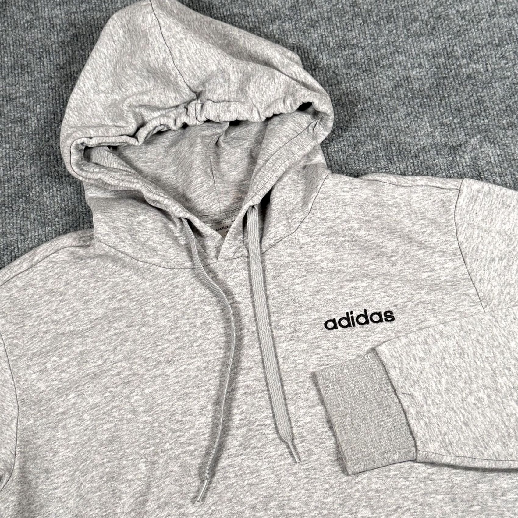 Adidas Adidas Hoodie Mens S Gray Pullover Sweatshirt OV9001 FL6310 Athletic Logo Size US S / EU 44-46 / 1 - 2 Thumbnail