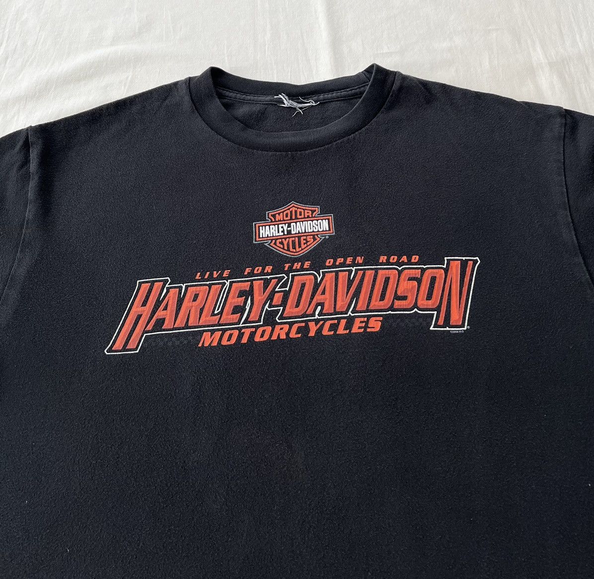 Harley Davidson Vintage 2010 Harley Davidson Motorcycles Eagle Flame T-shirt Size US L / EU 52-54 / 3 - 6 Thumbnail