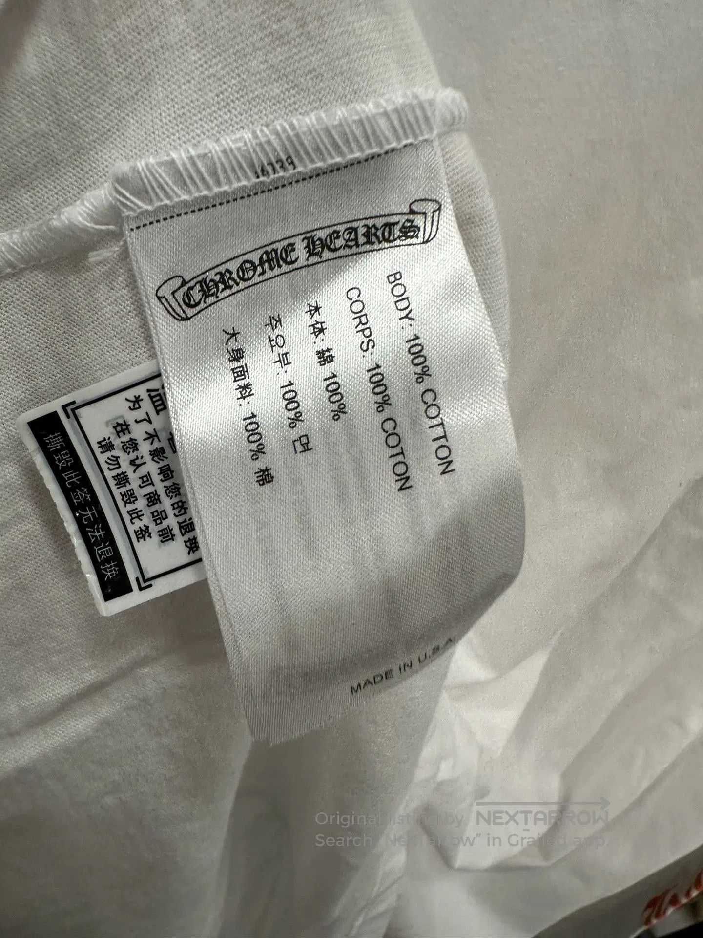 Chrome Hearts chrome hearts orange long sleeve t-shirt XXL. Size US XXL / EU 58 / 5 - 5 Thumbnail