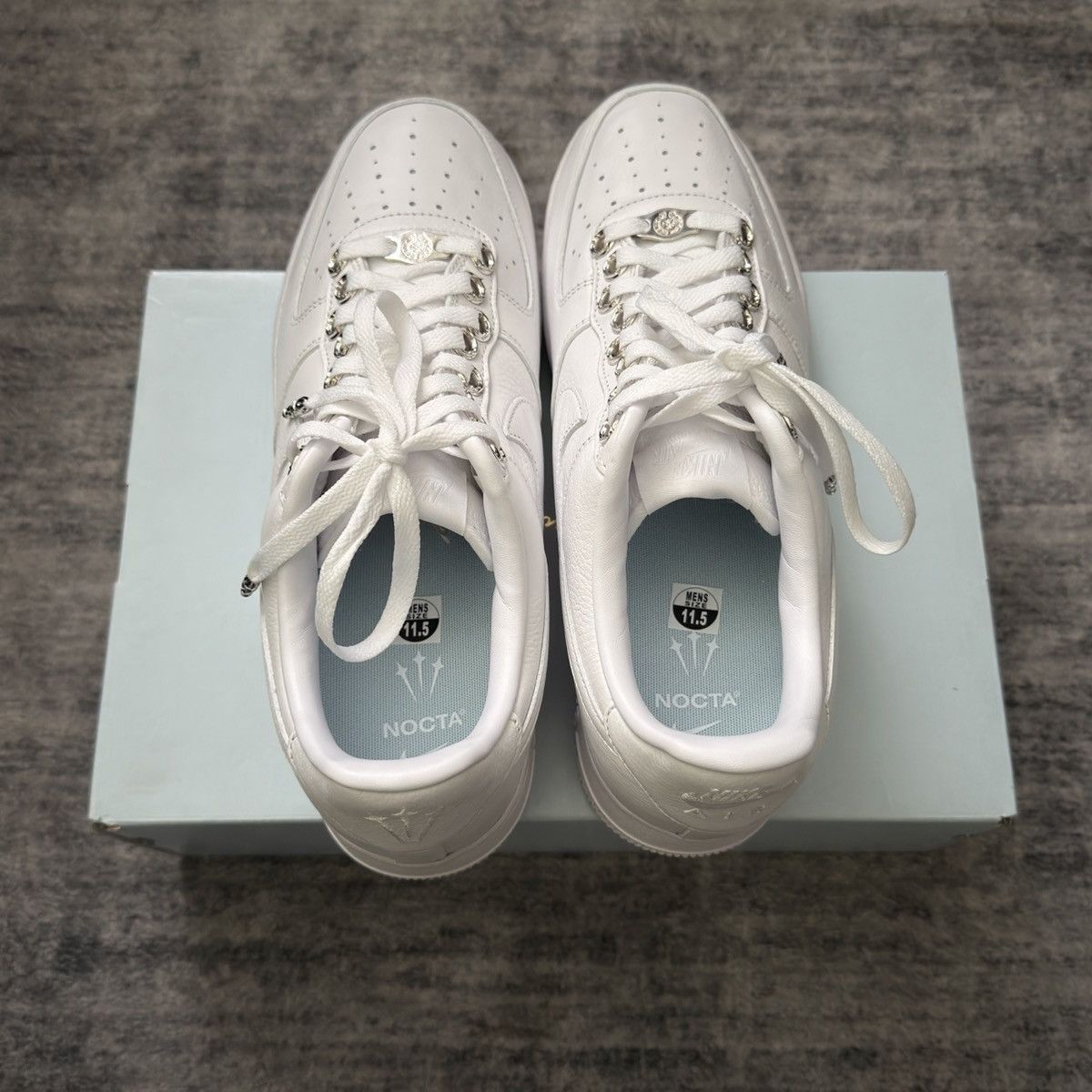 Chrome Hearts × NOCTA × Nike Chrome Hearts Nocta Air Force 1 Size US 11.5 / EU 44-45 - 5 Thumbnail