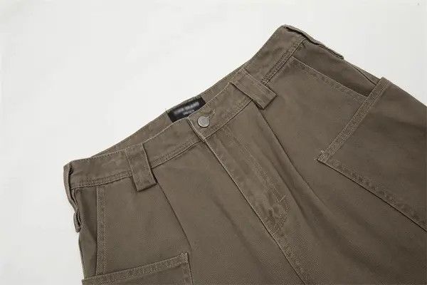 Japanese Brand Misuzu x Miyo Men's washed loose pocket cargo jeans Size US 32 / EU 48 - 6 Thumbnail