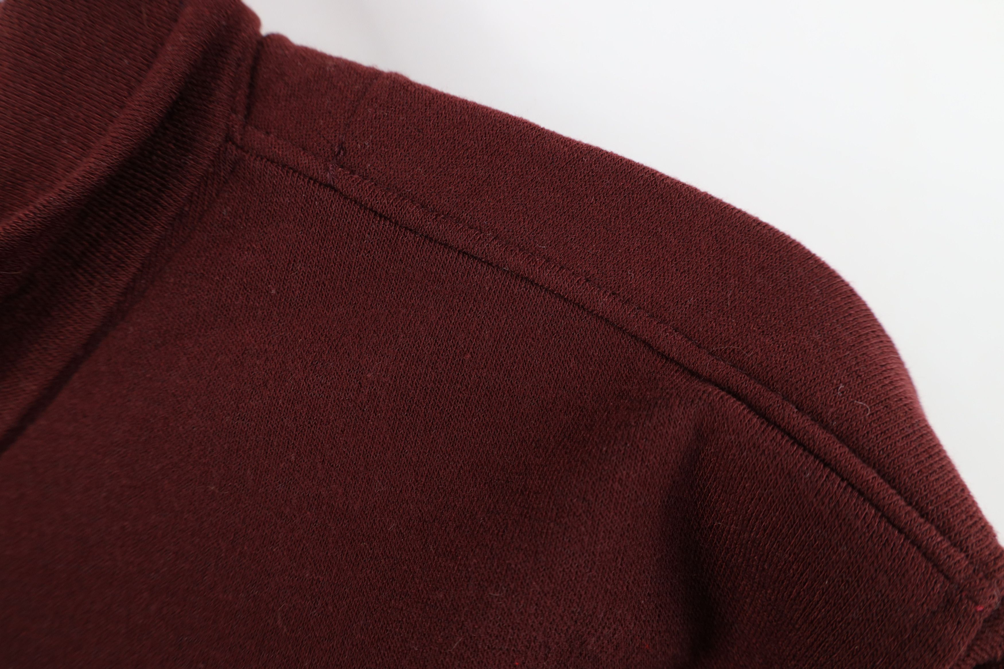 Vintage Vintage 90s Streetwear Collared Pullover Sweatshirt Red Size US XL / EU 56 / 4 - 6 Thumbnail