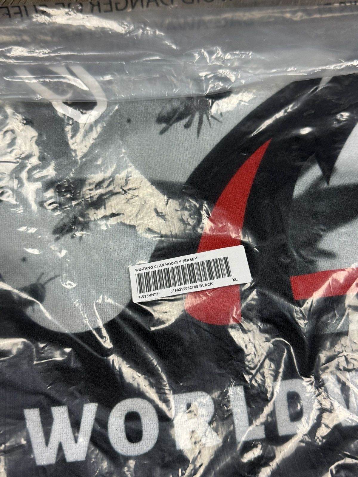 Supreme Supreme Wu-Tang Clan Hockey Jersey Black FW25 Size XL Size US XL / EU 56 / 4 - 3 Thumbnail