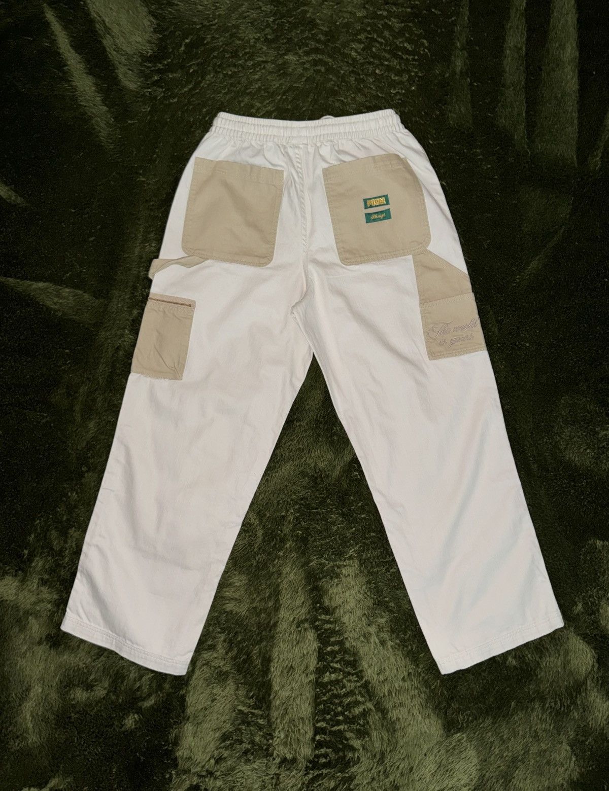 Puma × Rhude [L] PUMA x Rhude rhuigi Heavy Cotton Double Knee Pants beige Size US 36 / EU 52 - 6 Thumbnail