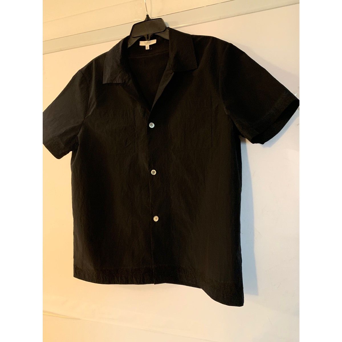 Totokaelo Archive Totokaelo Archive Black Crinkle Japanese Nylon Shirt Size US M / EU 48-50 / 2 - 4 Thumbnail