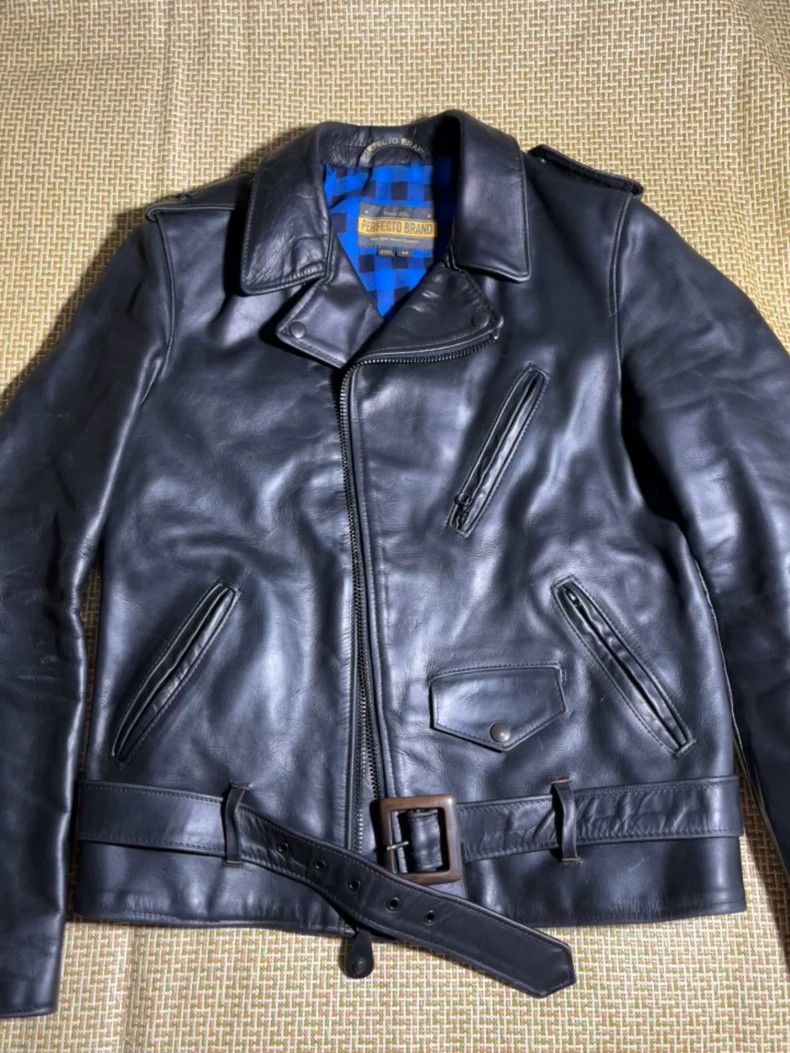 Schott Schott P613s Black Star Holwen Leather Jacket Size US M / EU 48-50 / 2 - 1 Thumbnail