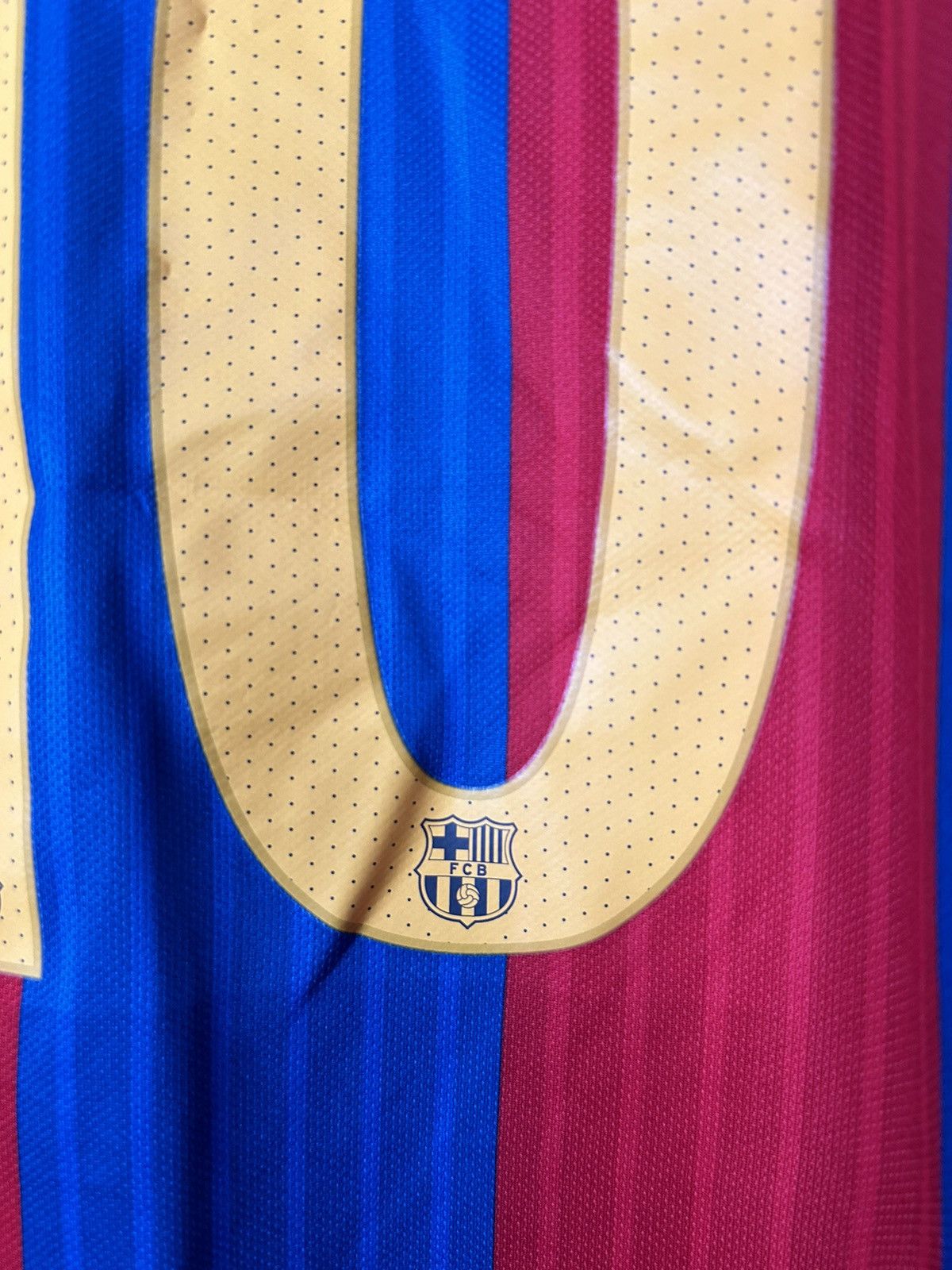Nike FC Barcelona Messi #10 Soccer Jersey Nike Football Rare Size US XL / EU 56 / 4 - 10 Thumbnail