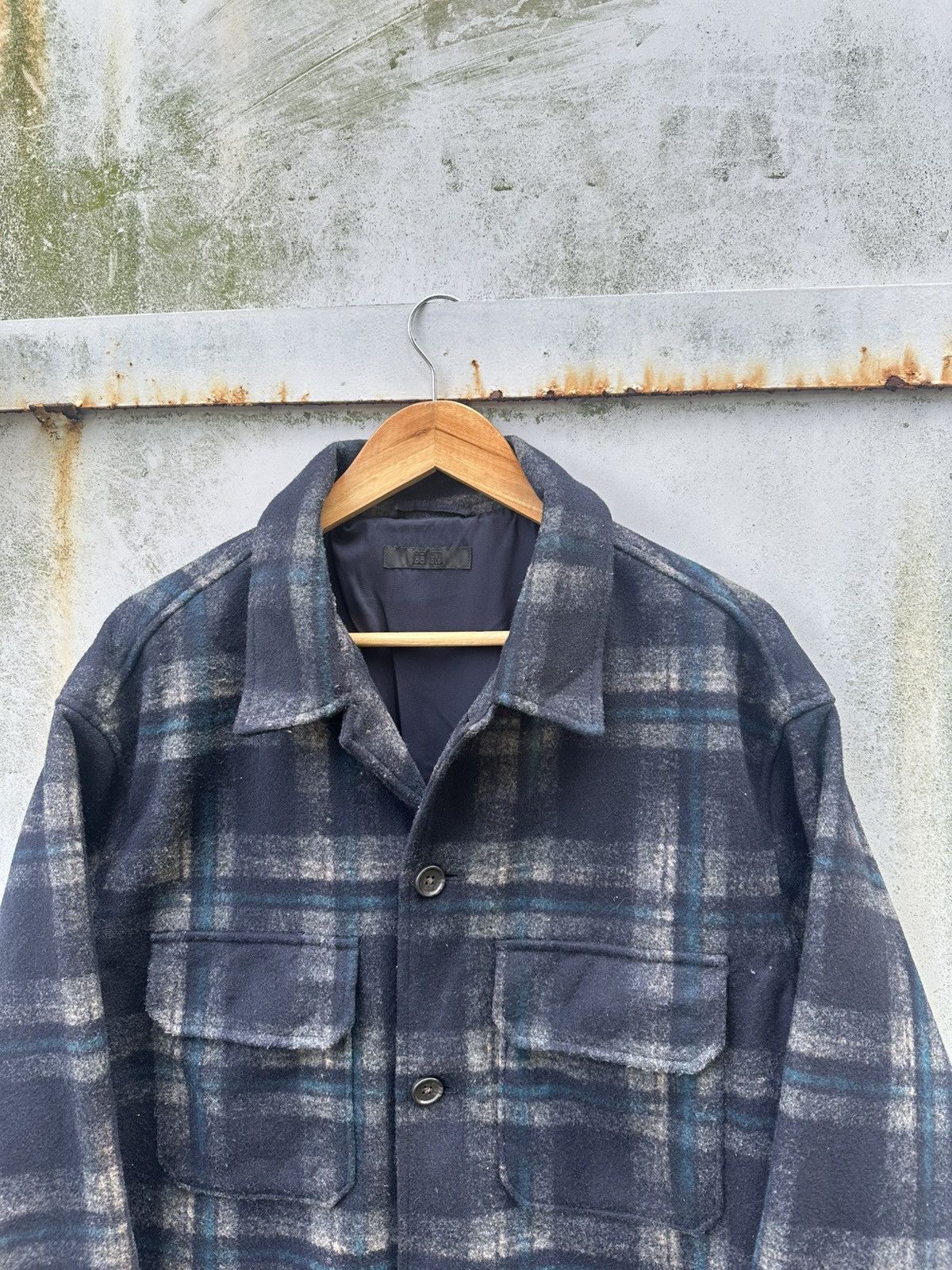Uniqlo Uniqlo Oversized Checked Jacket Size US XL / EU 56 / 4 - 4 Thumbnail