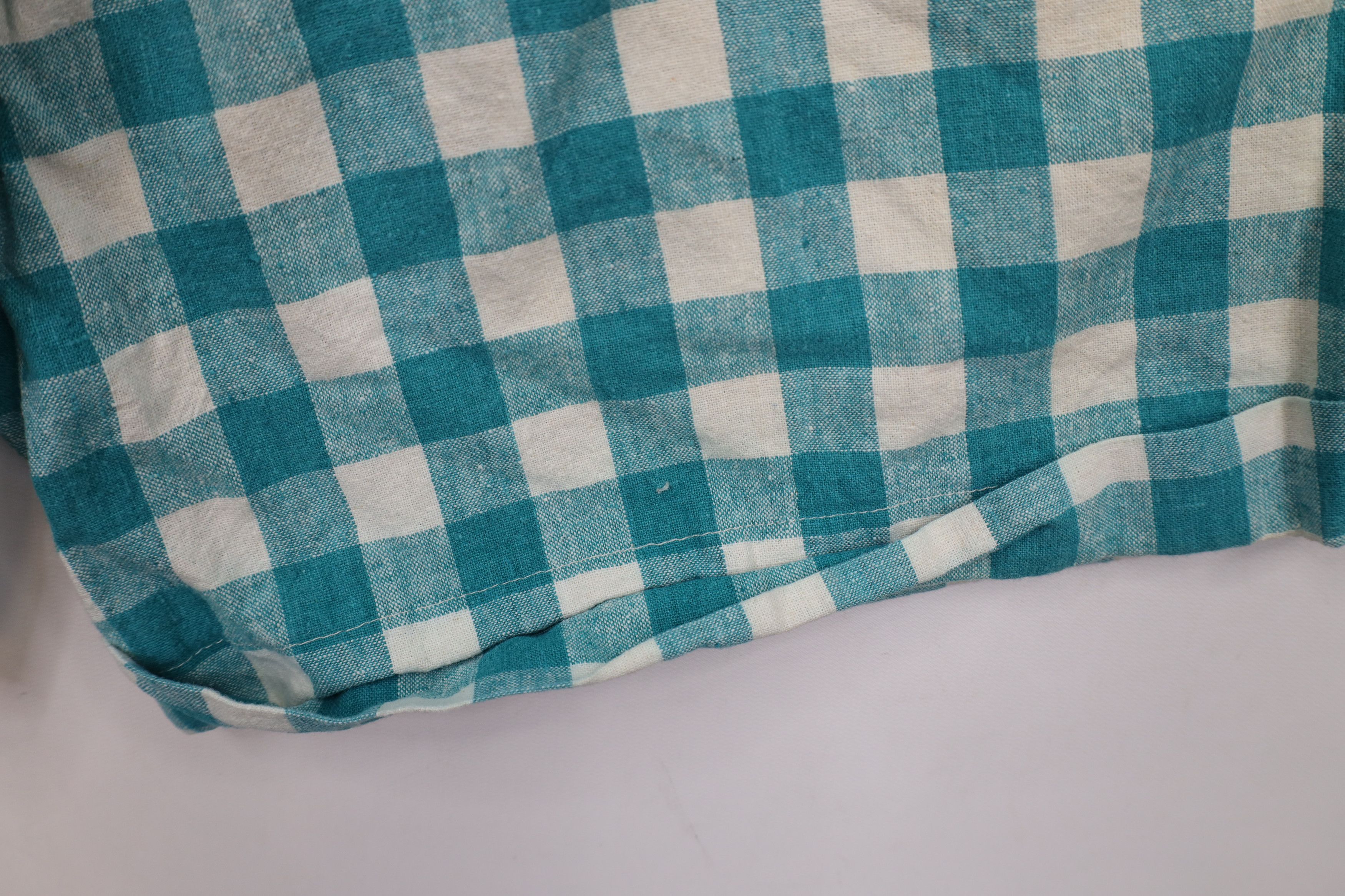 Vintage Vintage 90s Streetwear Pleated Cuffed Bermuda Shorts Plaid Size 32" / US 10 / IT 46 - 14 Thumbnail