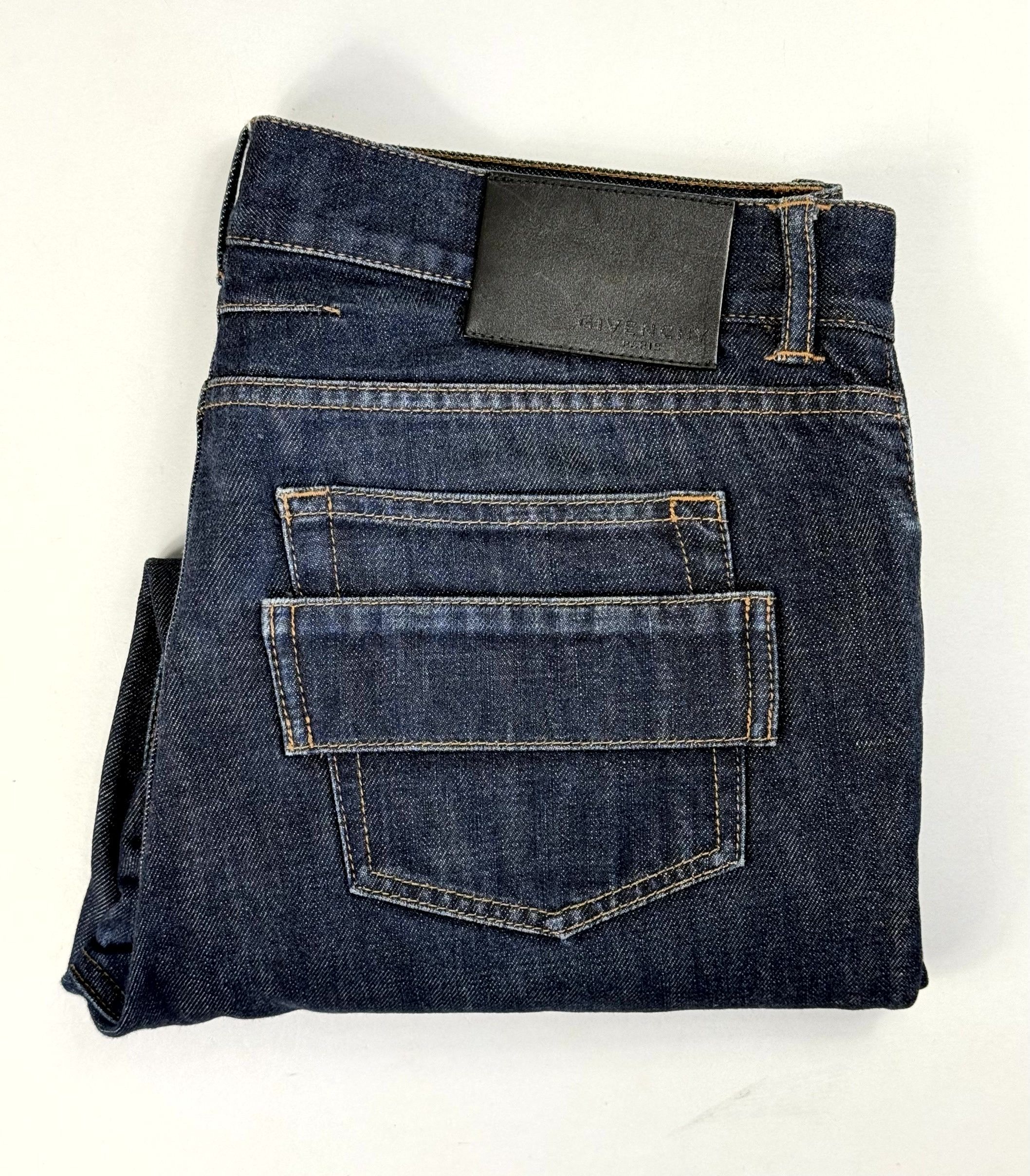 Givenchy Givenchy Dark Blue Cuban Fit Jeans Size 32 Size US 32 / EU 48 - 1 Thumbnail