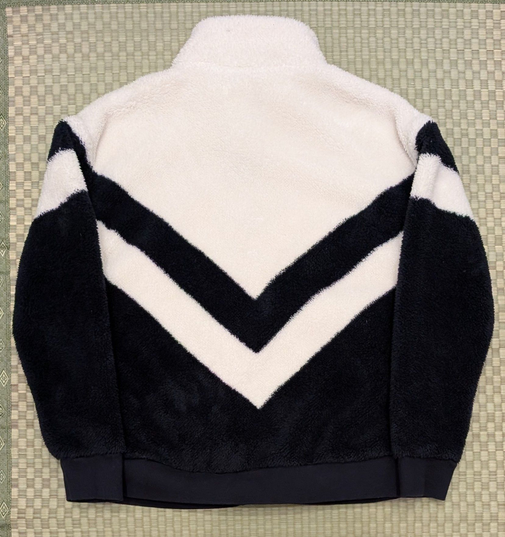 Faherty Faherty Ski Stripe High Pile Fleece Jacket Navy Size M / US 6-8 / IT 42-44 - 2 Thumbnail