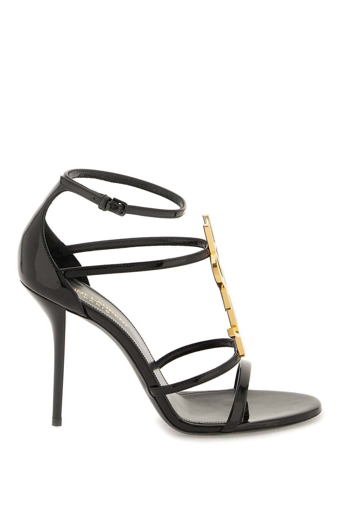 image of YVES Saint Laurent Cassandra Sandals Size Eu 40 For Women in Black