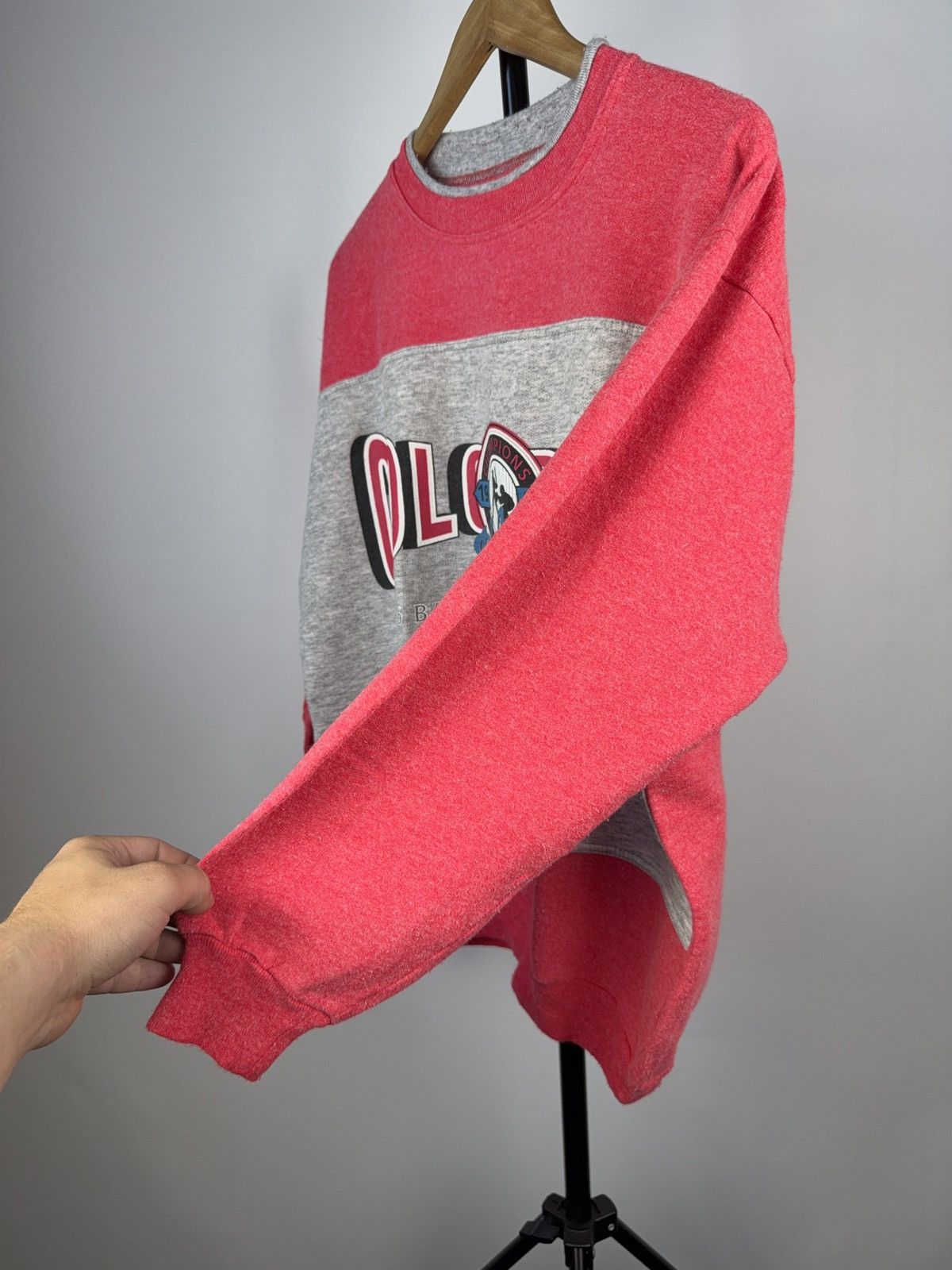 Vntg USA Retro 90s Style Baseball World Blue Jays Sweatshirt