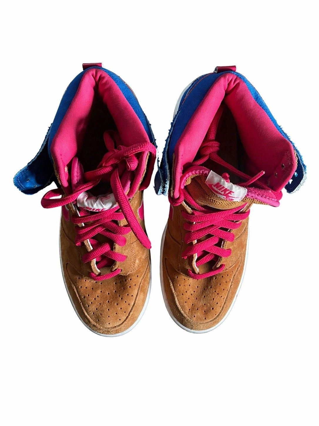 Nike SB Nike SB Dunk High Todd Bratrud Brown Pink SZ 10 Size US 10 / EU 43 - 7 Thumbnail