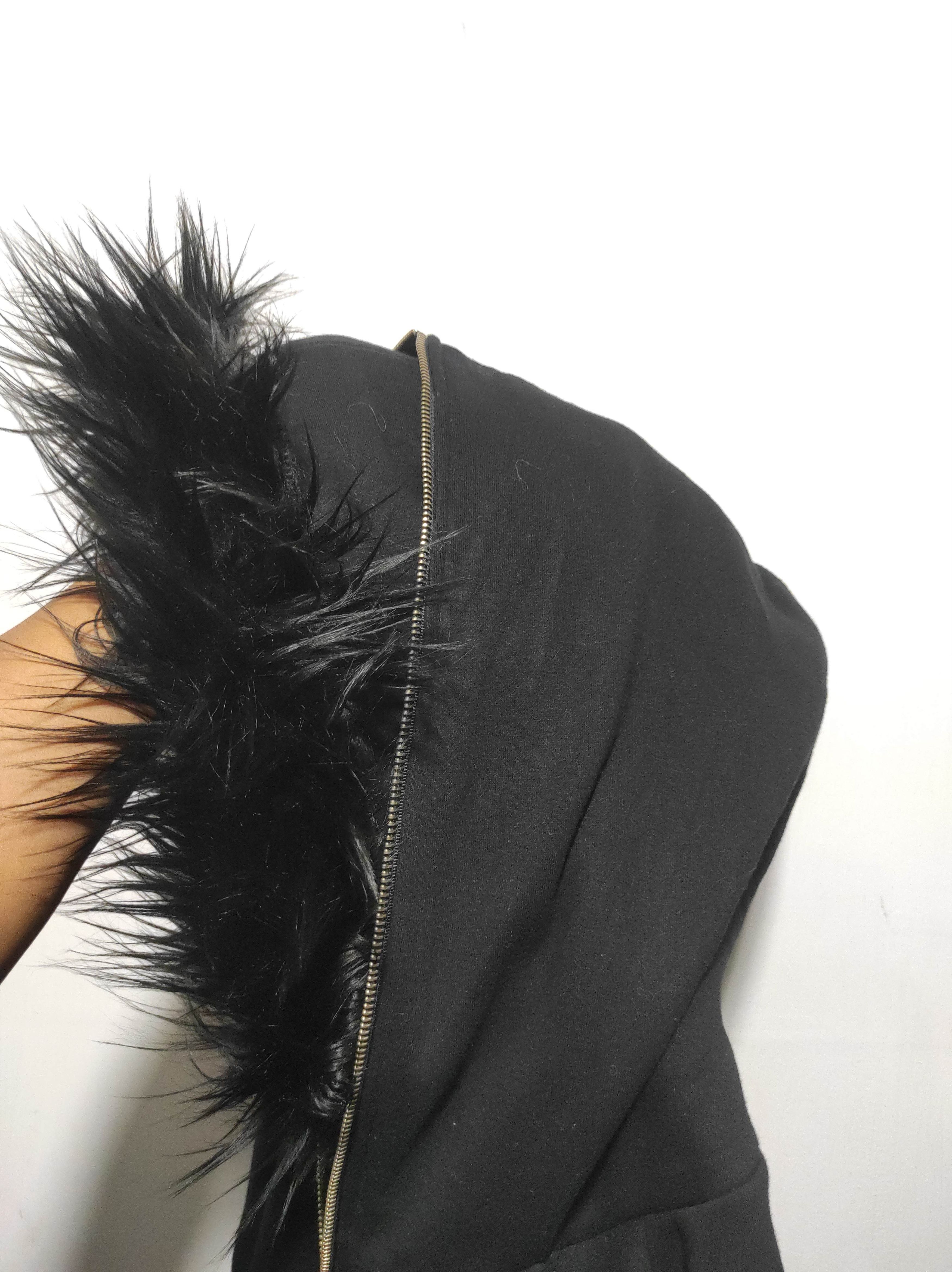 Hysteric Glamour Lolli Pop Double Layer Zip Fur Hoodie i6w9 LBG style Size US M / EU 48-50 / 2 - 16 Thumbnail
