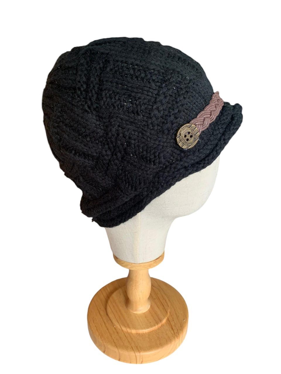 Japanese Brand × Kapital × Vintage Punk Bondage Style Knitted Beanie Hats☠️ Size ONE SIZE - 3 Thumbnail