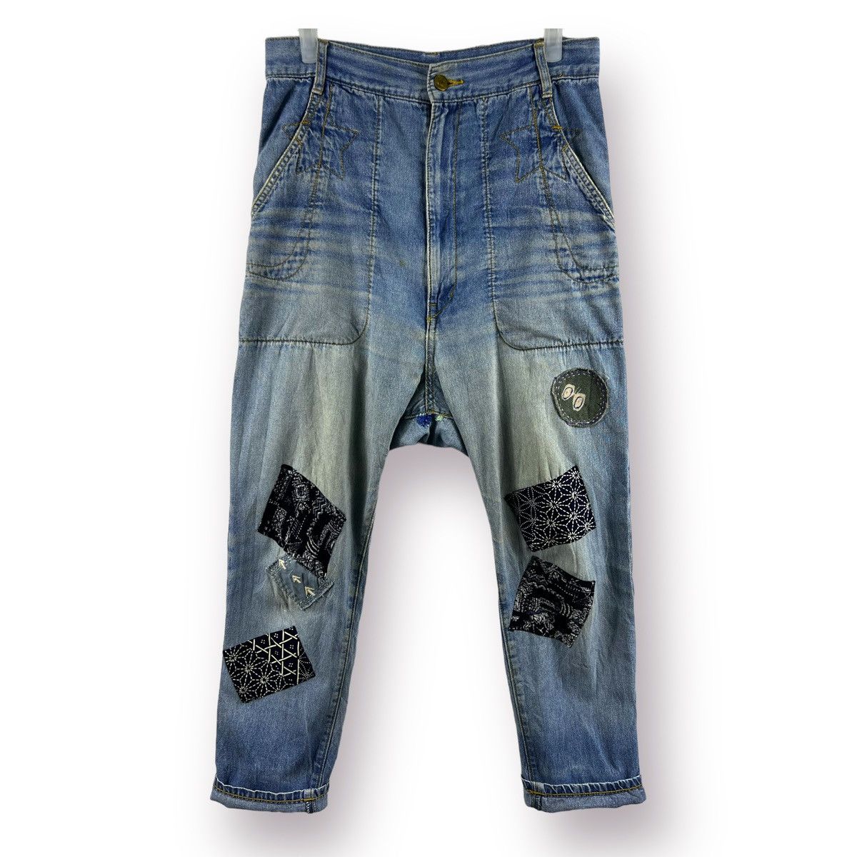 Issey Miyake 🔥 Mercibeaucoup MORE PATCHES issey miyake dyed Soft denim Size US 31 - 2 Thumbnail