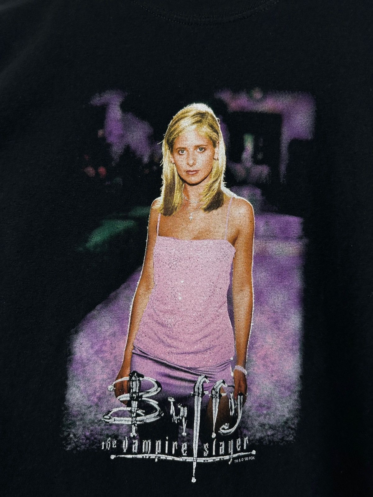 Vintage 1999 Vintage Buffy The Vampire Slayer Movie T-Shirt Size US M / EU 48-50 / 2 - 8 Thumbnail