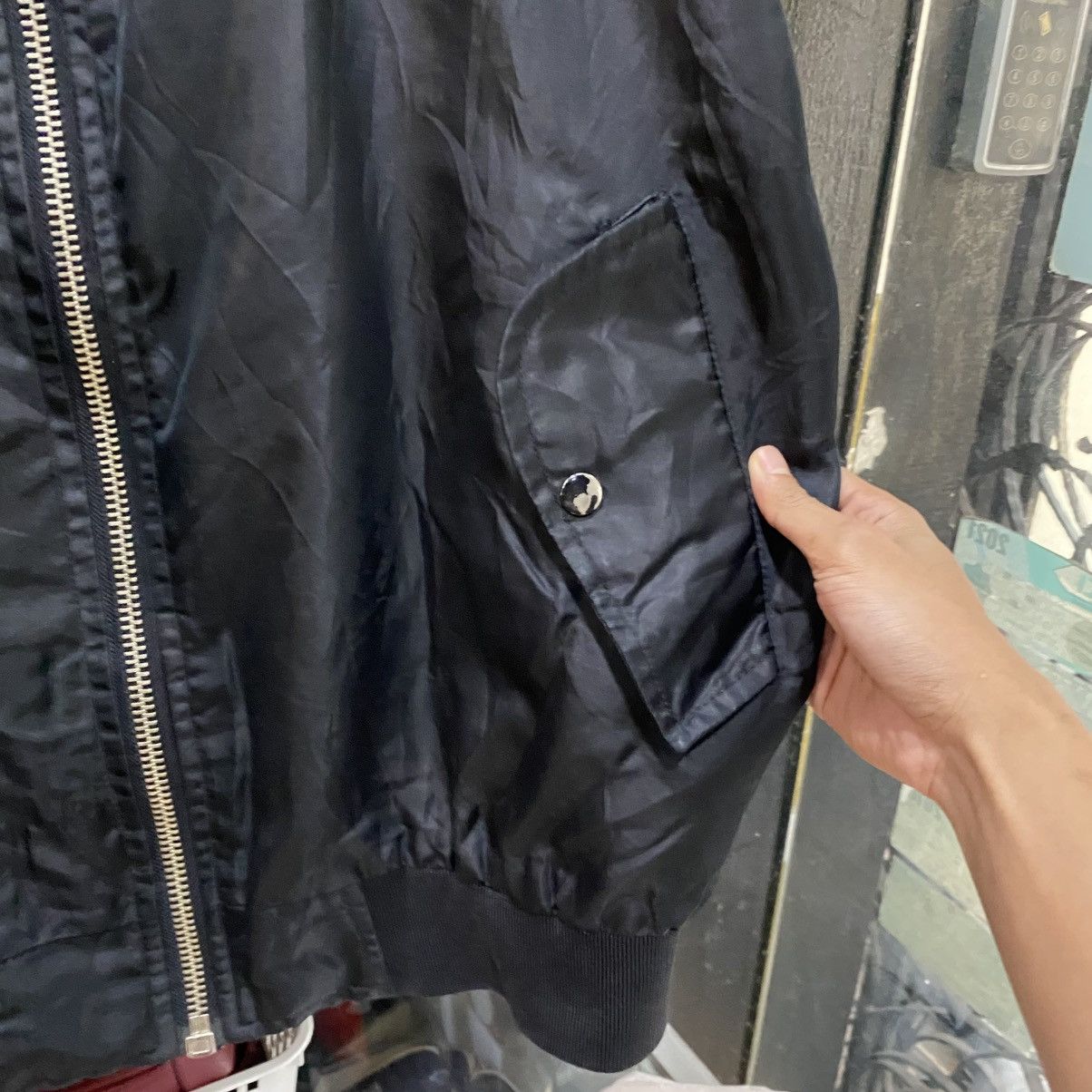 Japanese Brand .U.S .ARMY JAPAN BY CAMP ZAMA K.FUJIWARA BOMBER JACKETS Size US L / EU 52-54 / 3 - 14 Thumbnail