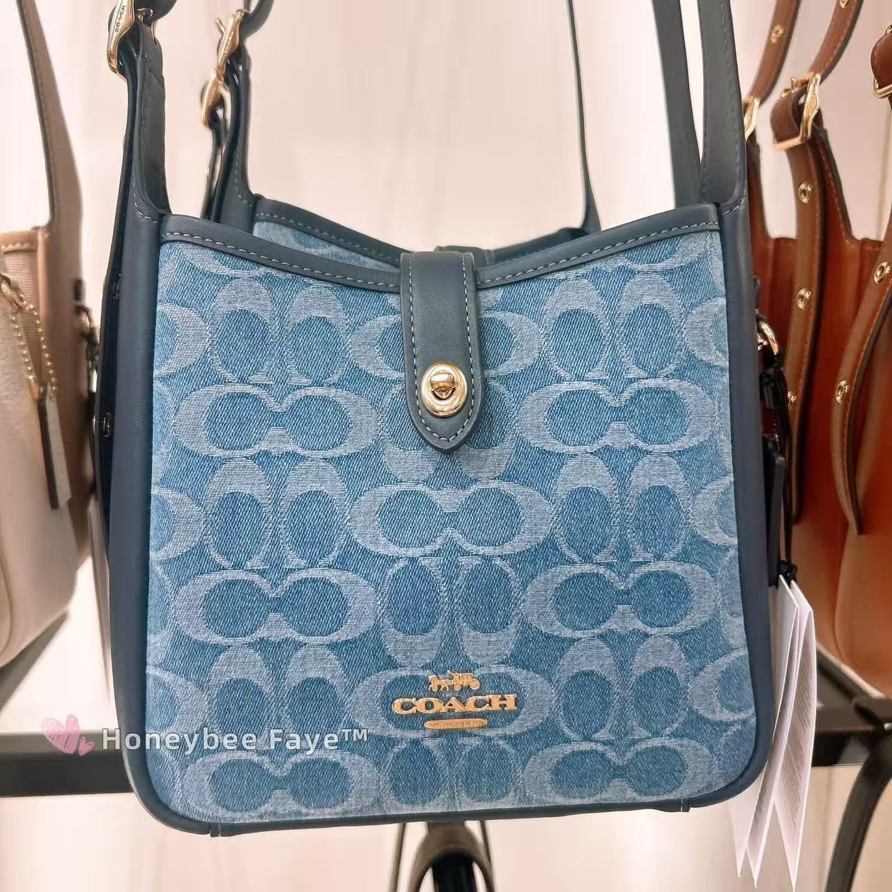 Coach Hadley Mini Crossbody Bag In Signature Denim CCZ44 Size ONE SIZE - 1 Thumbnail