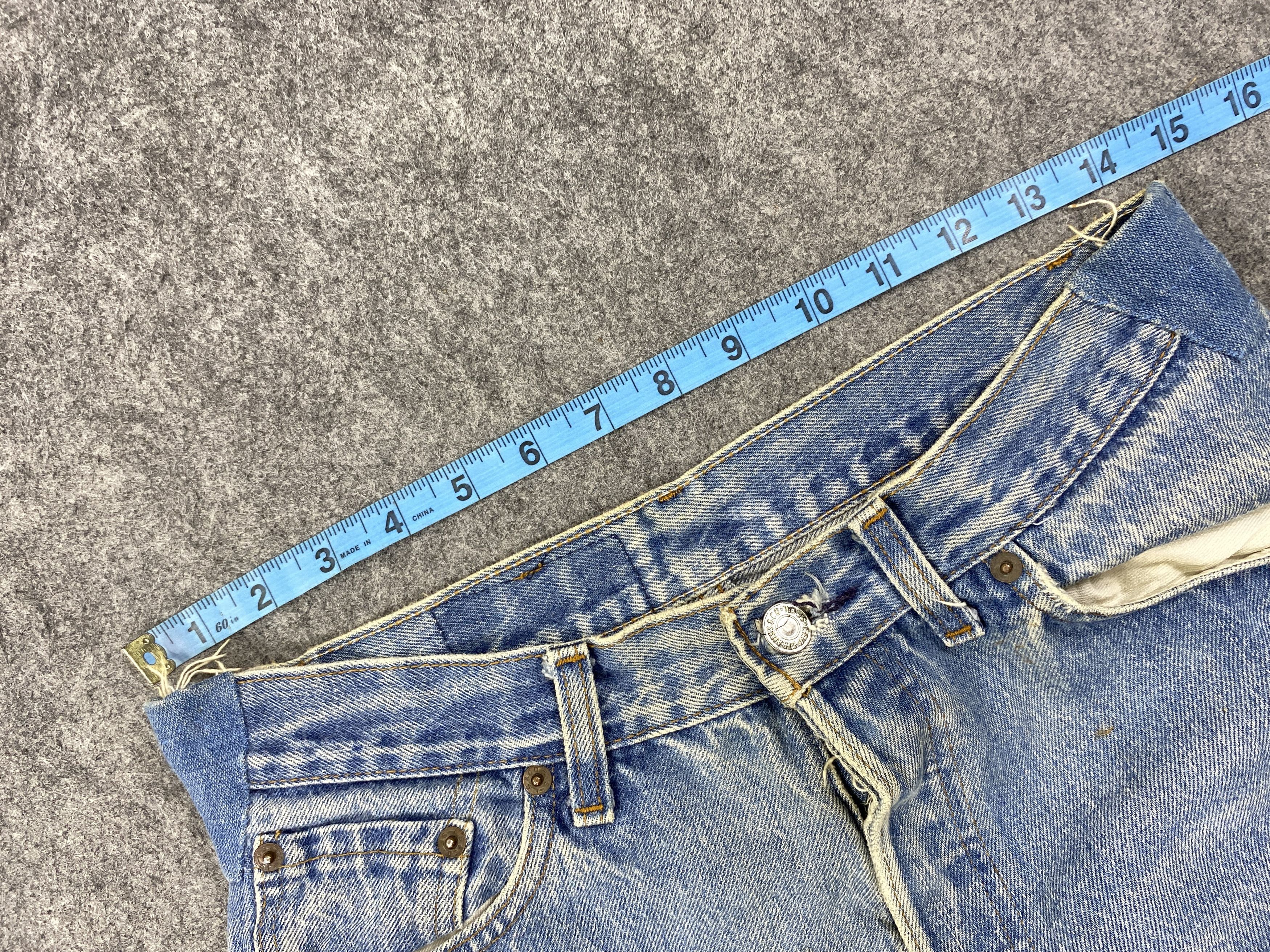 Levi's 80's Dirty Used Blue Vintage Levi's 501 29x31.5 Denim JN1661 Size US 29 - 5 Thumbnail
