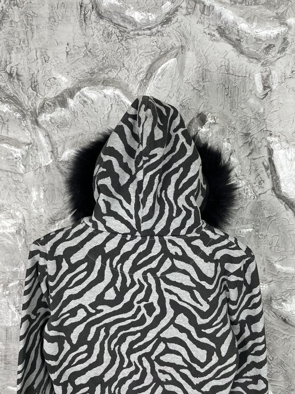 Hysteric Glamour × If Six Was Nine × Ne-Net Vintage Y2K Animal Pattern Fur Zip Hoodie Japanese Punk Vibe Size US M / EU 48-50 / 2 - 6 Thumbnail