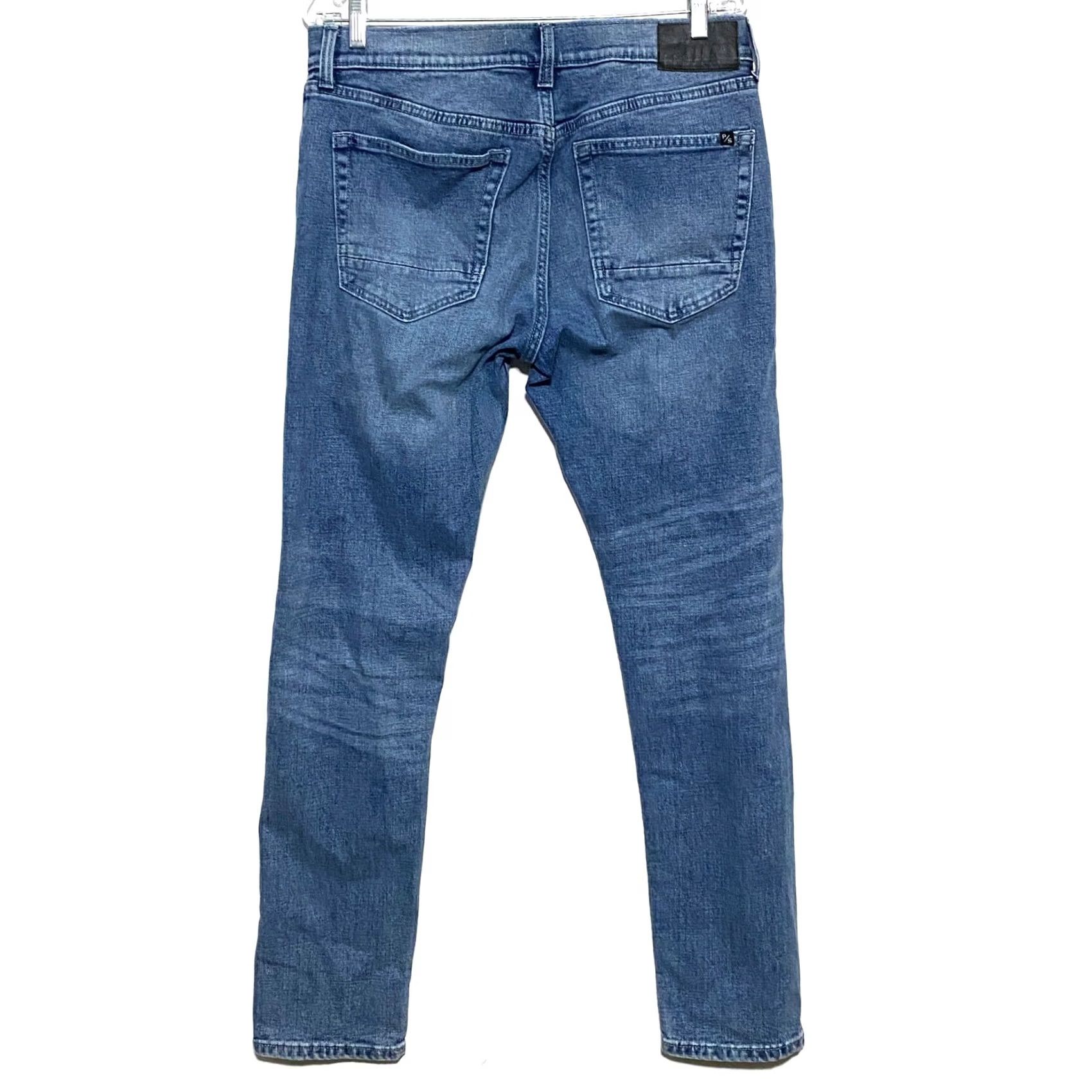 Pacsun PacSun Slim Fit Denim Jeans Mens 31x32 Distressed Ripped Medium Wash 5-Pocket Cotton Stretch Casual Jeans Men Size US 31 - 2 Thumbnail