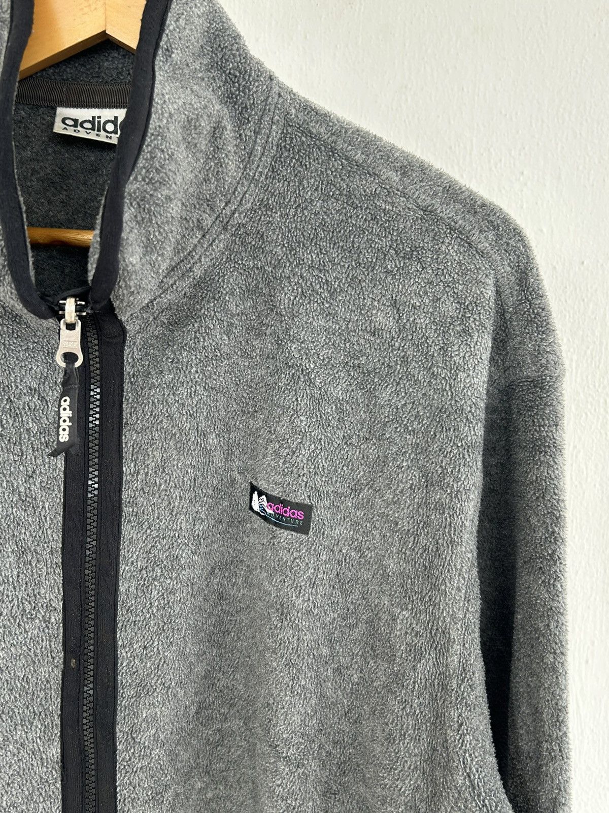 Adidas Adidas Adventure Vintage Gray Jacket Size US L / EU 52-54 / 3 - 6 Thumbnail